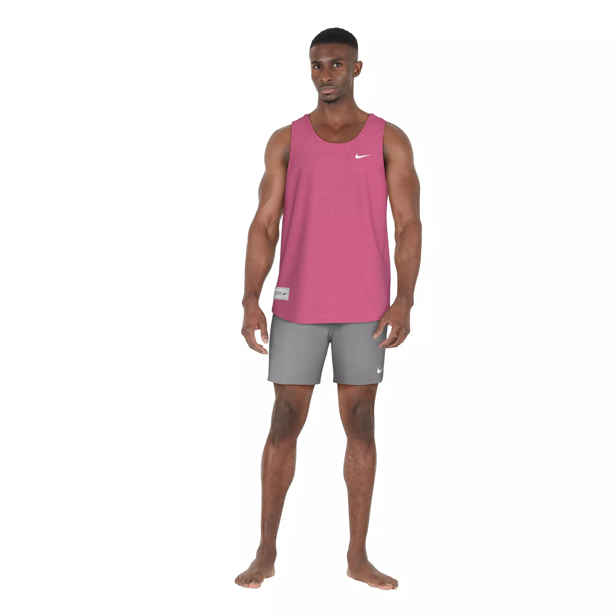 Nike Swim Men's Mesh Tank Top - PINK