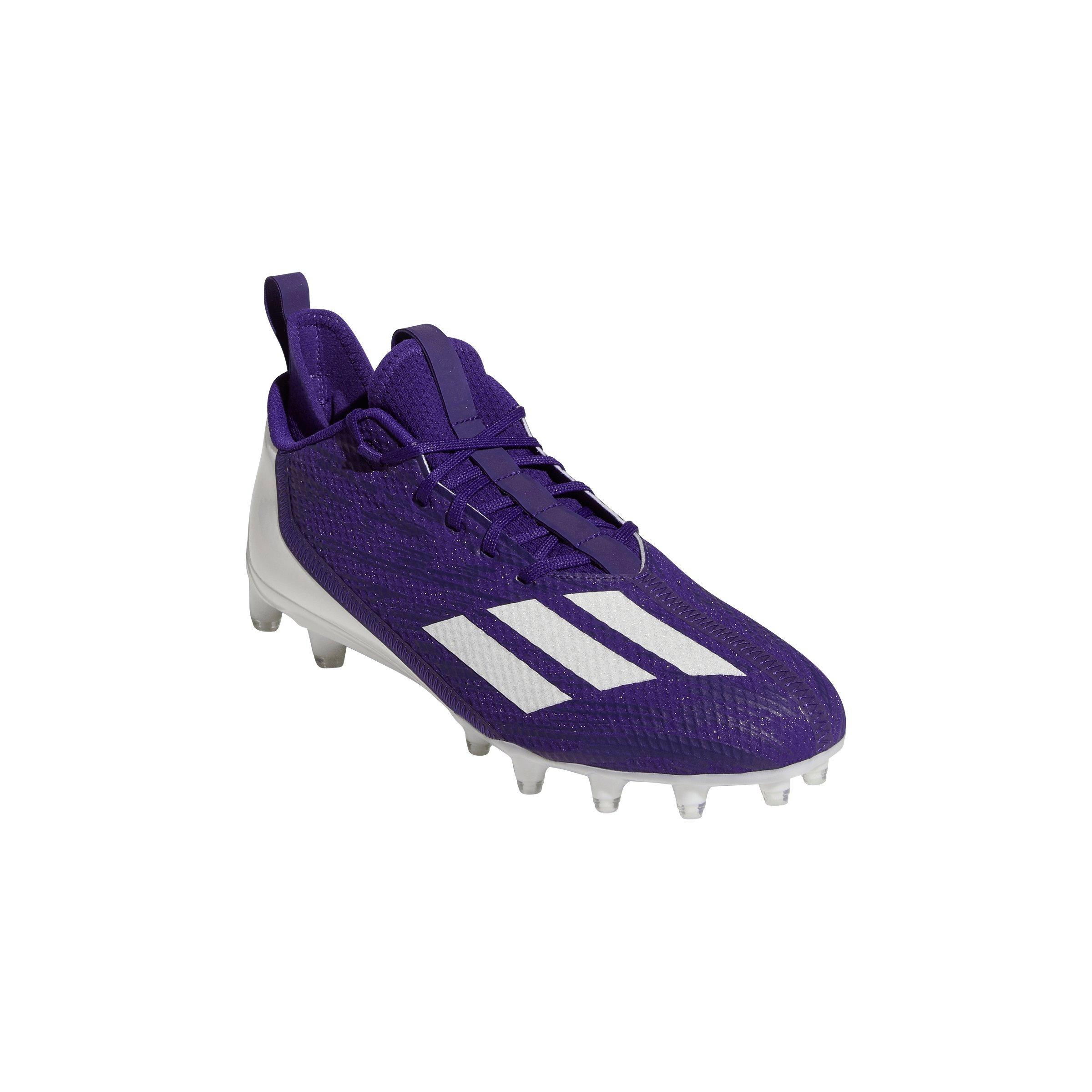 Purple adidas sales cleats