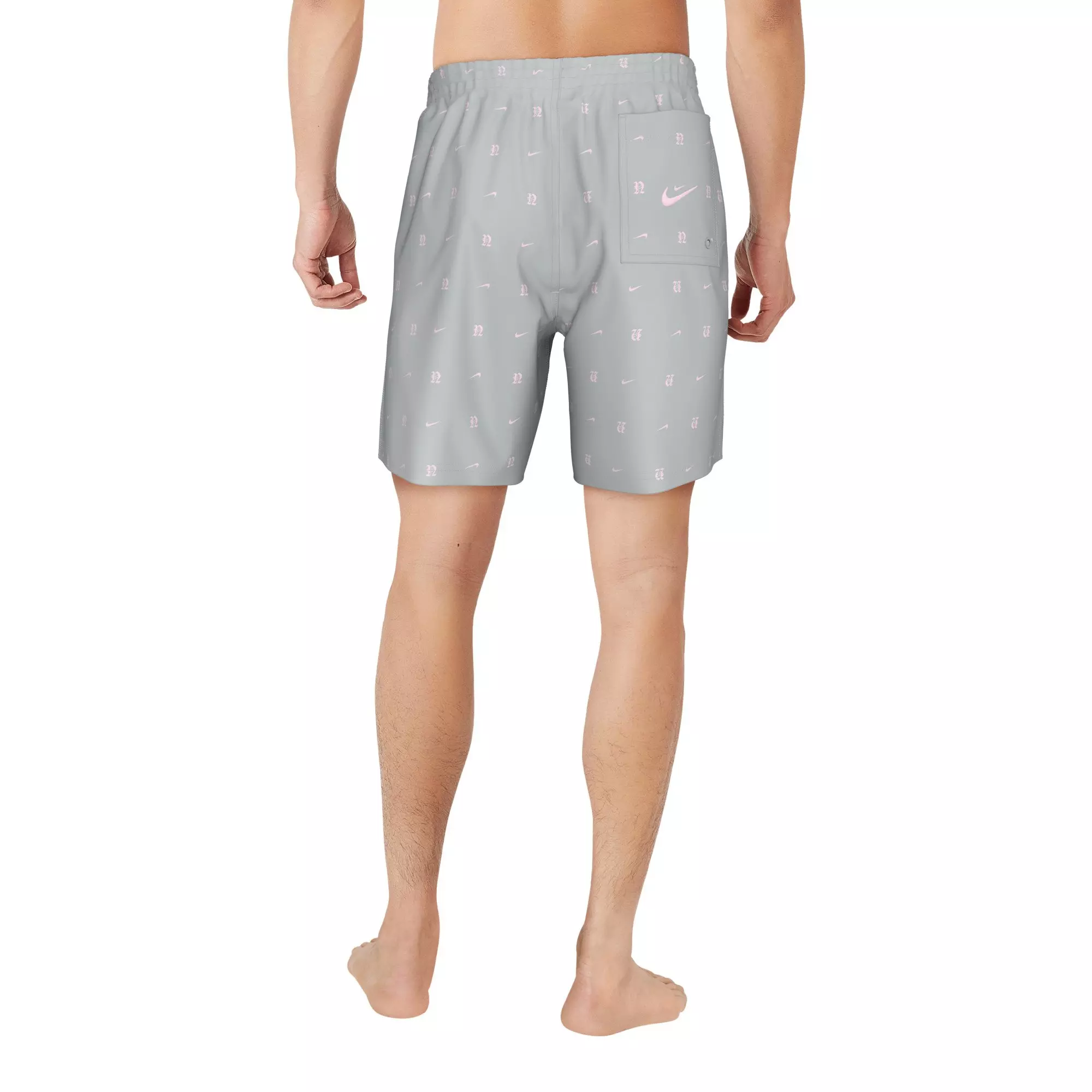 Nike Swim Men's Breaker 7" Fully Lined Volley Shorts - GREY