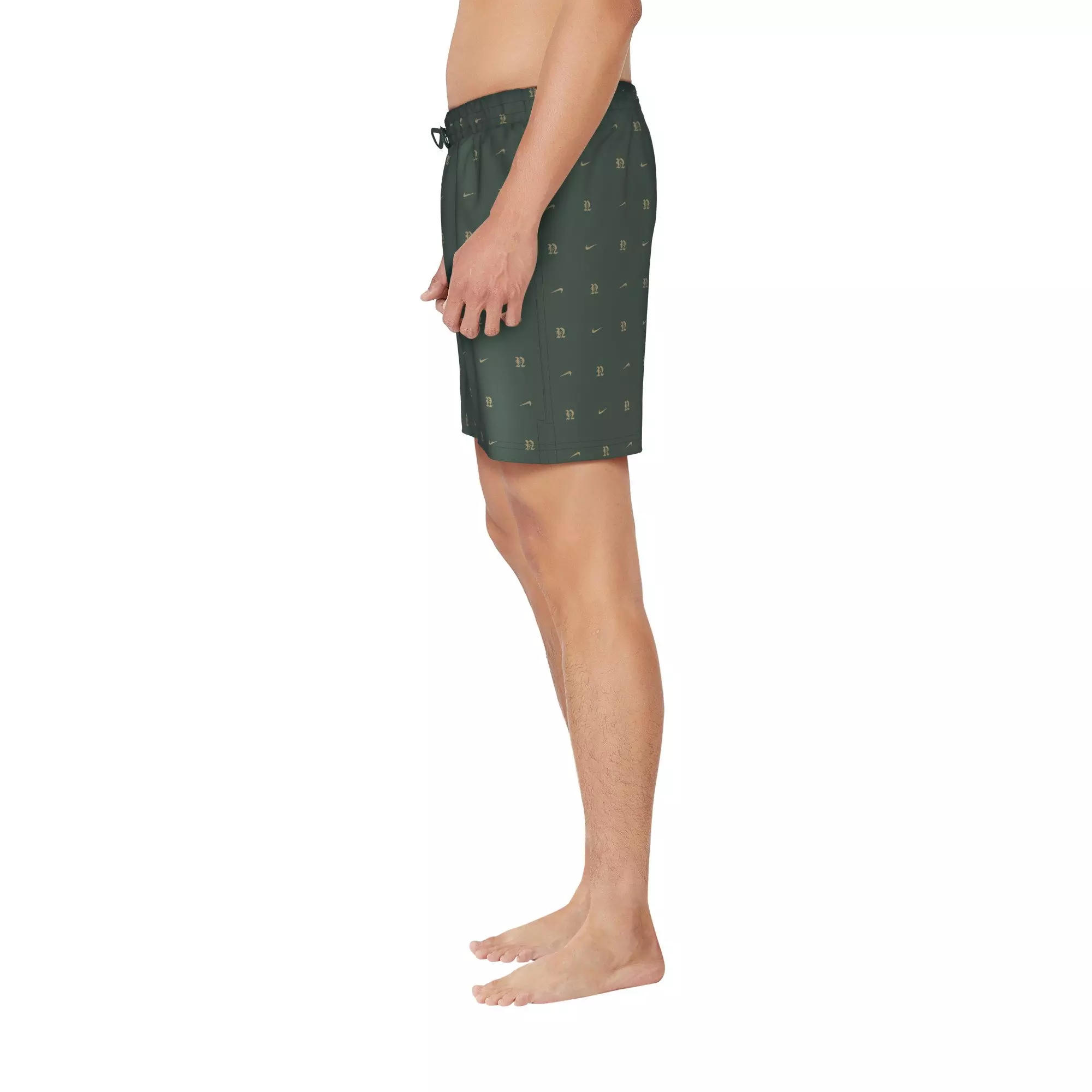 Nike Swim Men's Breaker 7" Fully Lined Volley Shorts - DK GREEN
