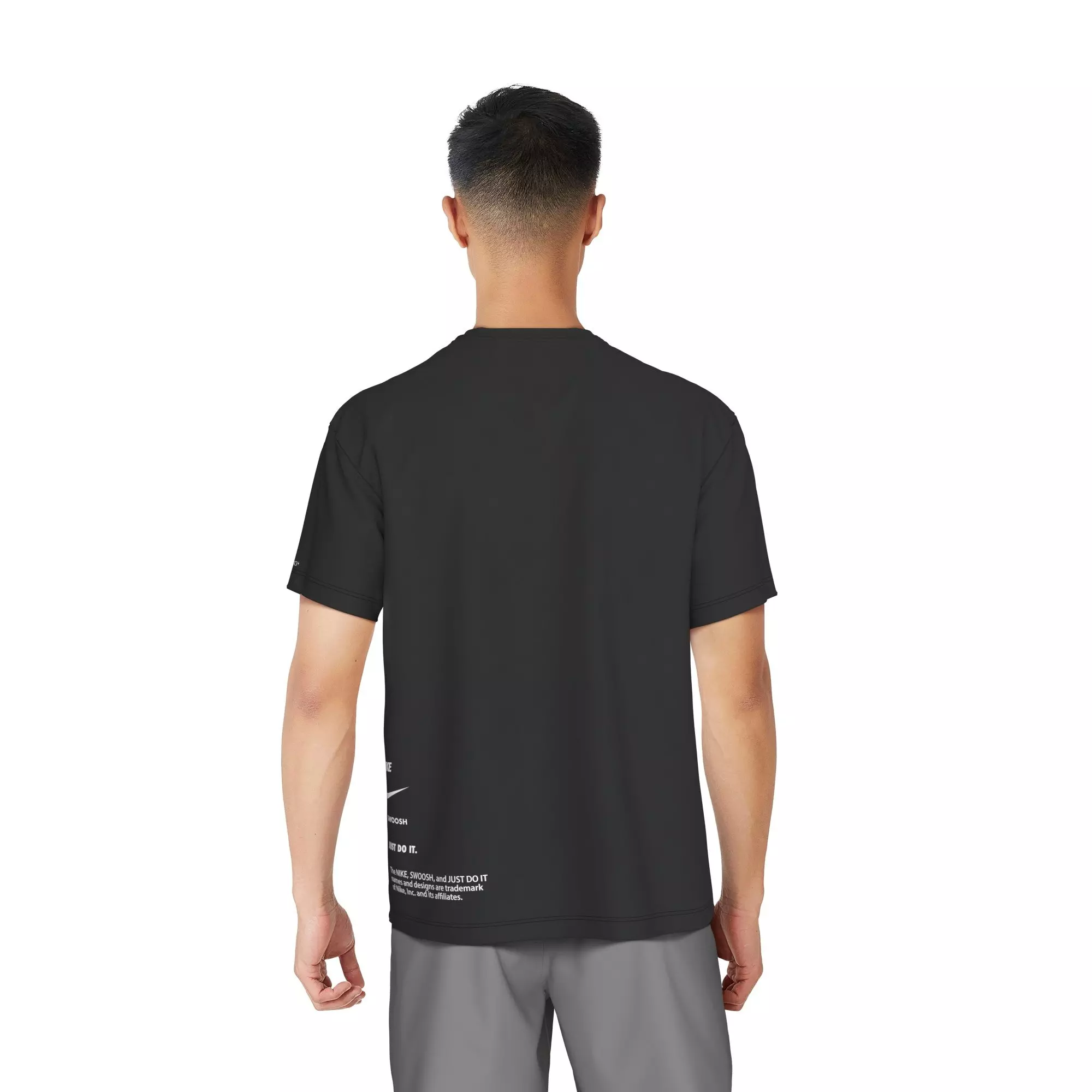 Nike Swim Men's Short Sleeve Hydroguard Specs T-Shirt - BLACK