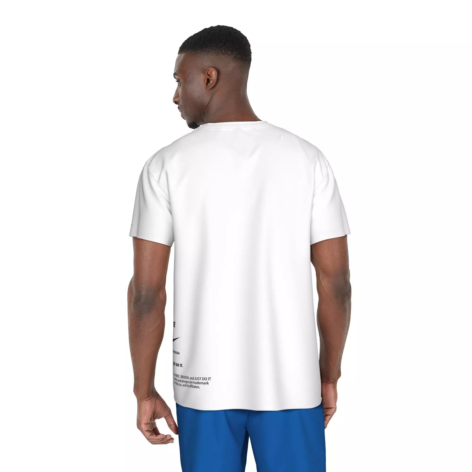 Nike Swim Men's Short Sleeve Hydroguard Specs T-Shirt - WHITE