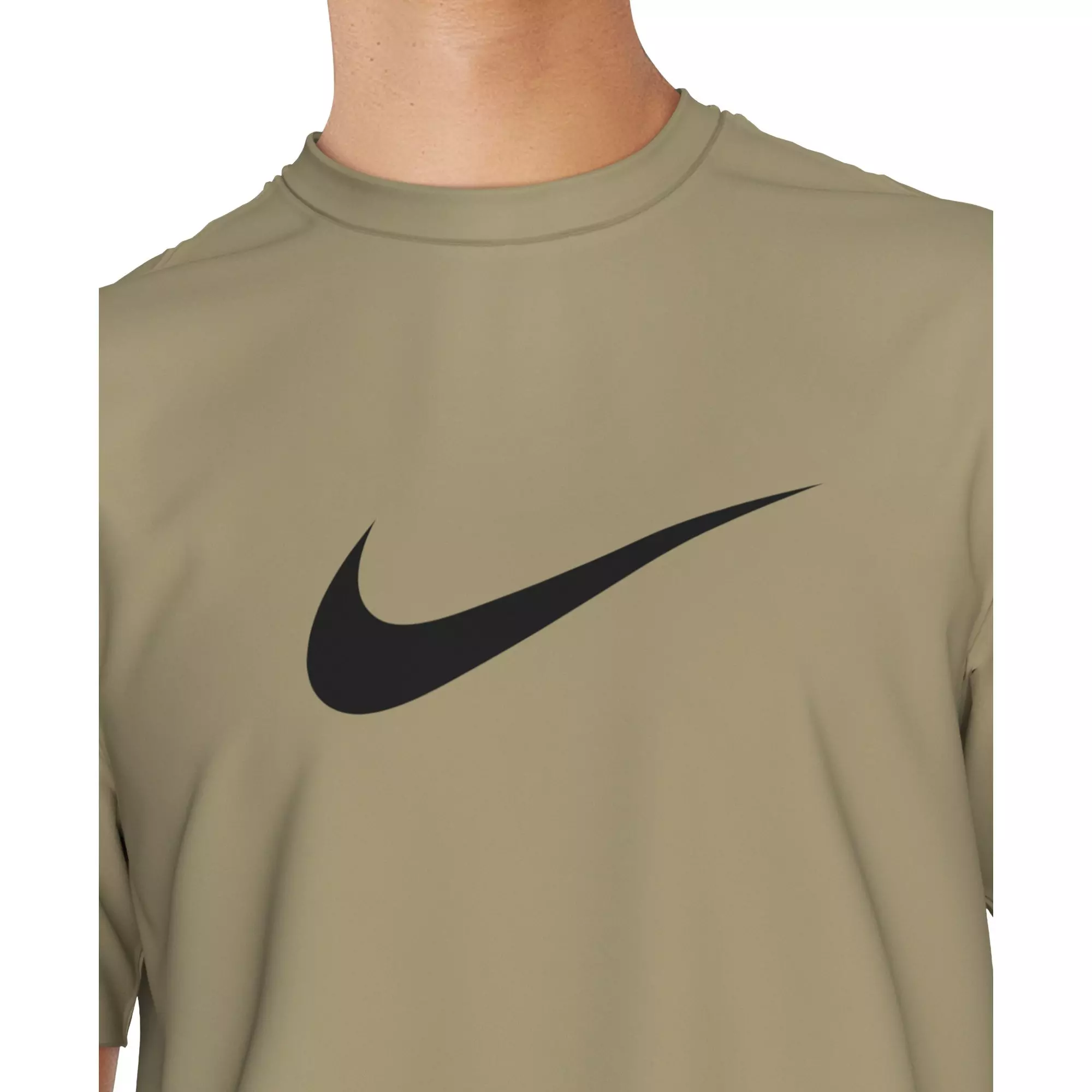 Nike Swim Men's Short Sleeve Hydroguard Specs T-Shirt - BEIGE