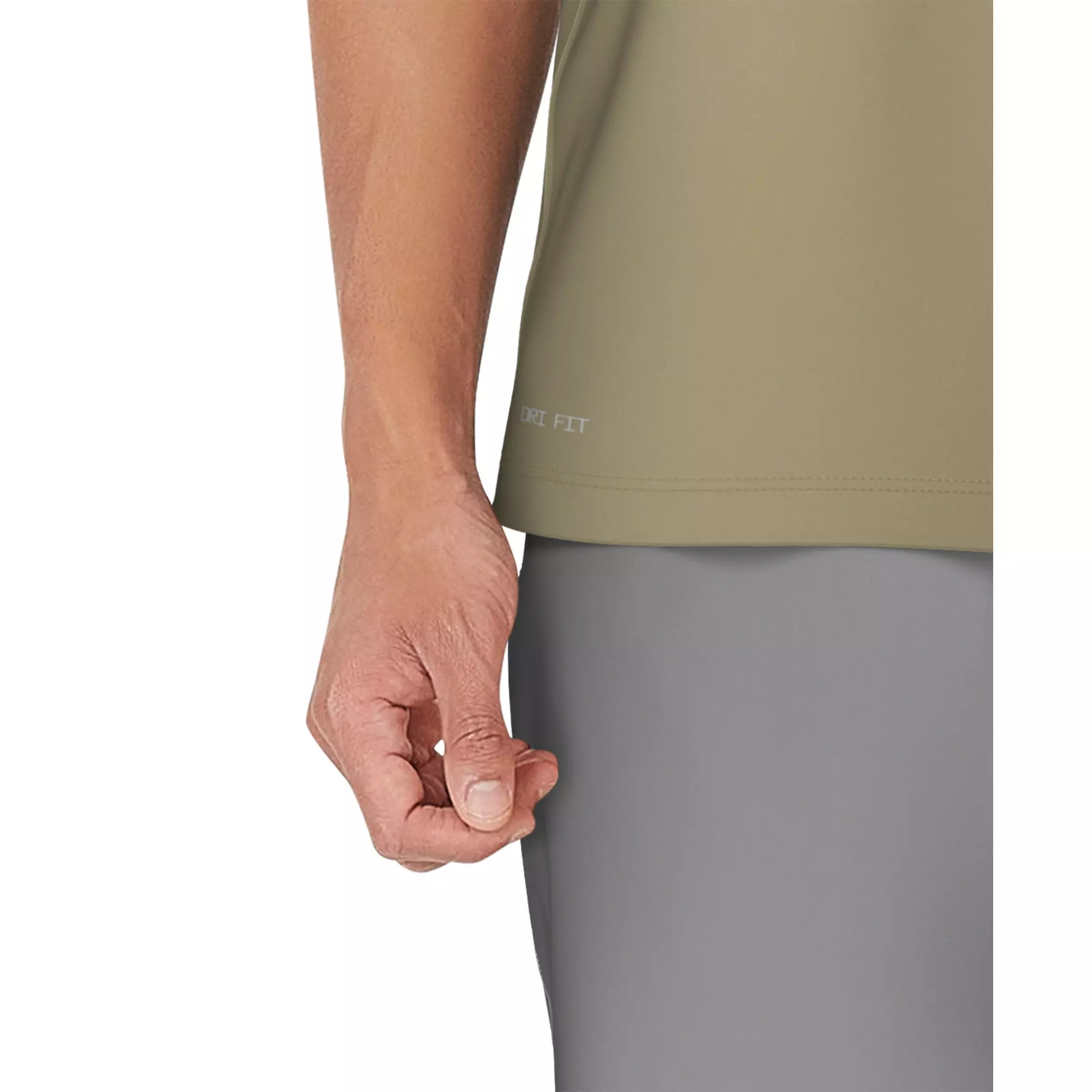 Nike Swim Men's Short Sleeve Hydroguard Specs T-Shirt - BEIGE
