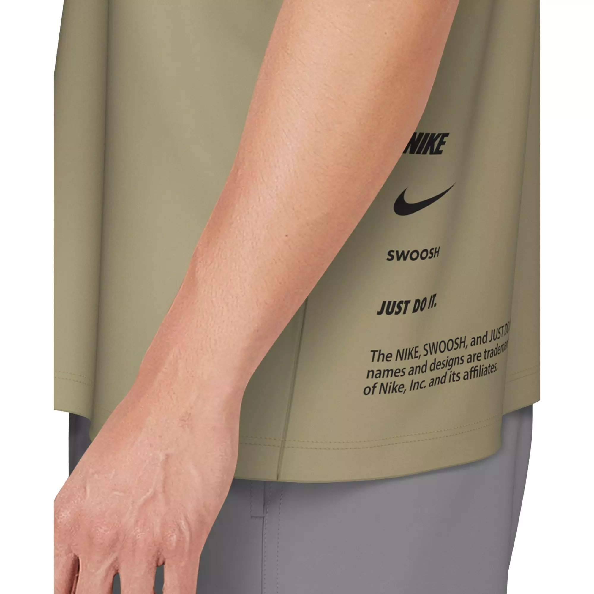 Nike Swim Men's Short Sleeve Hydroguard Specs T-Shirt - BEIGE