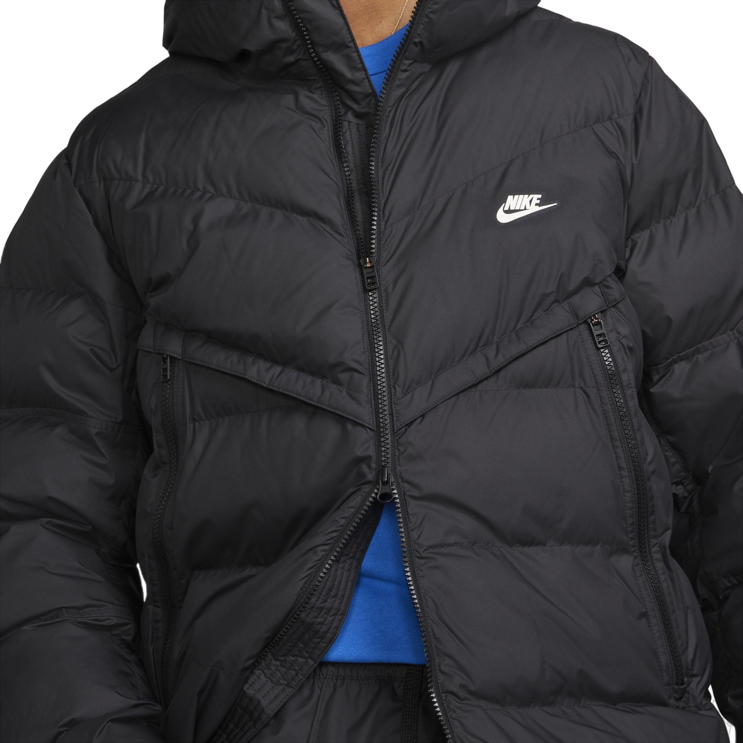 Nike Men's Sportswear Storm-FIT PRIMALOFT Filled Parka-Black - BLACK Thumbnail View 5