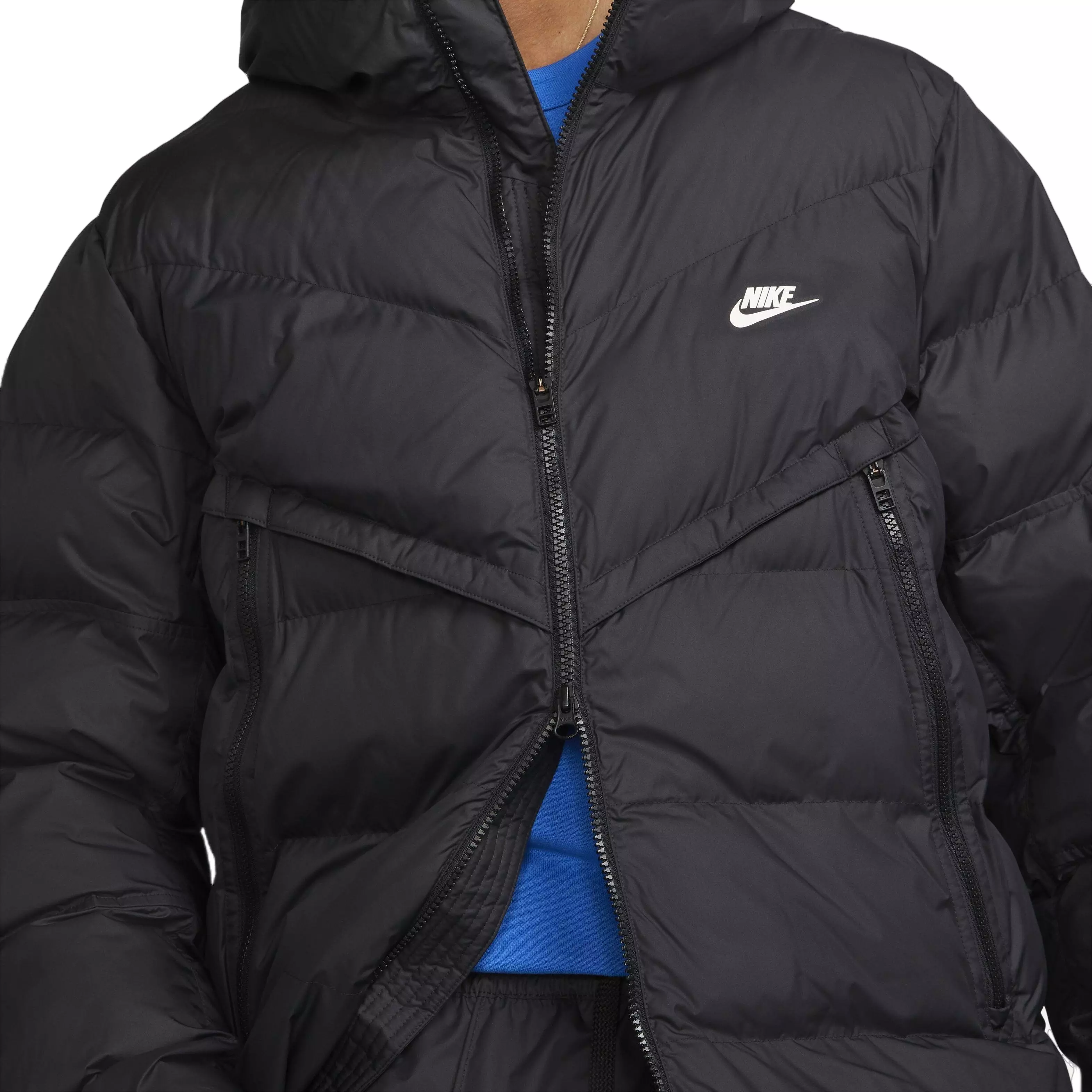 Nike Men's Sportswear Storm-FIT PRIMALOFT Filled Parka-Black - BLACK