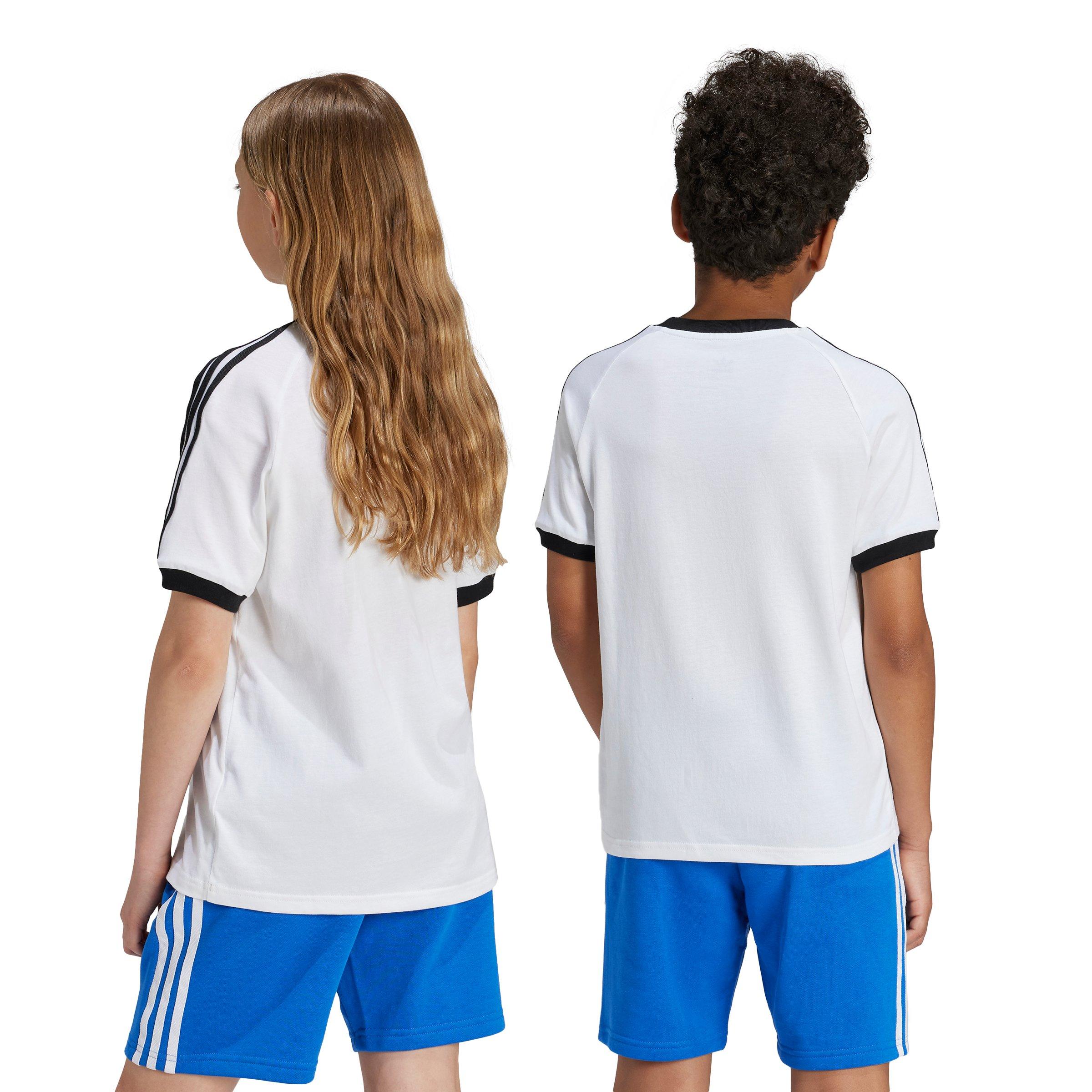 adidas Originals 3-Stripes Big Kids' White T-Shirt