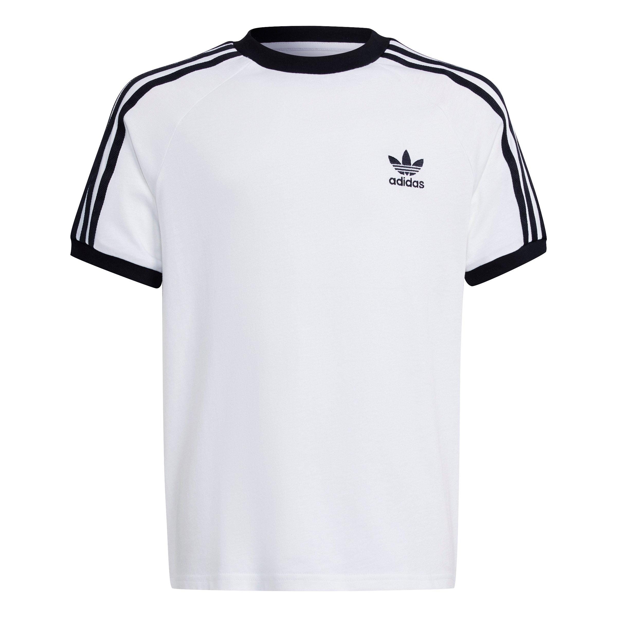 adidas Originals 3-Stripes Big Kids' White T-Shirt