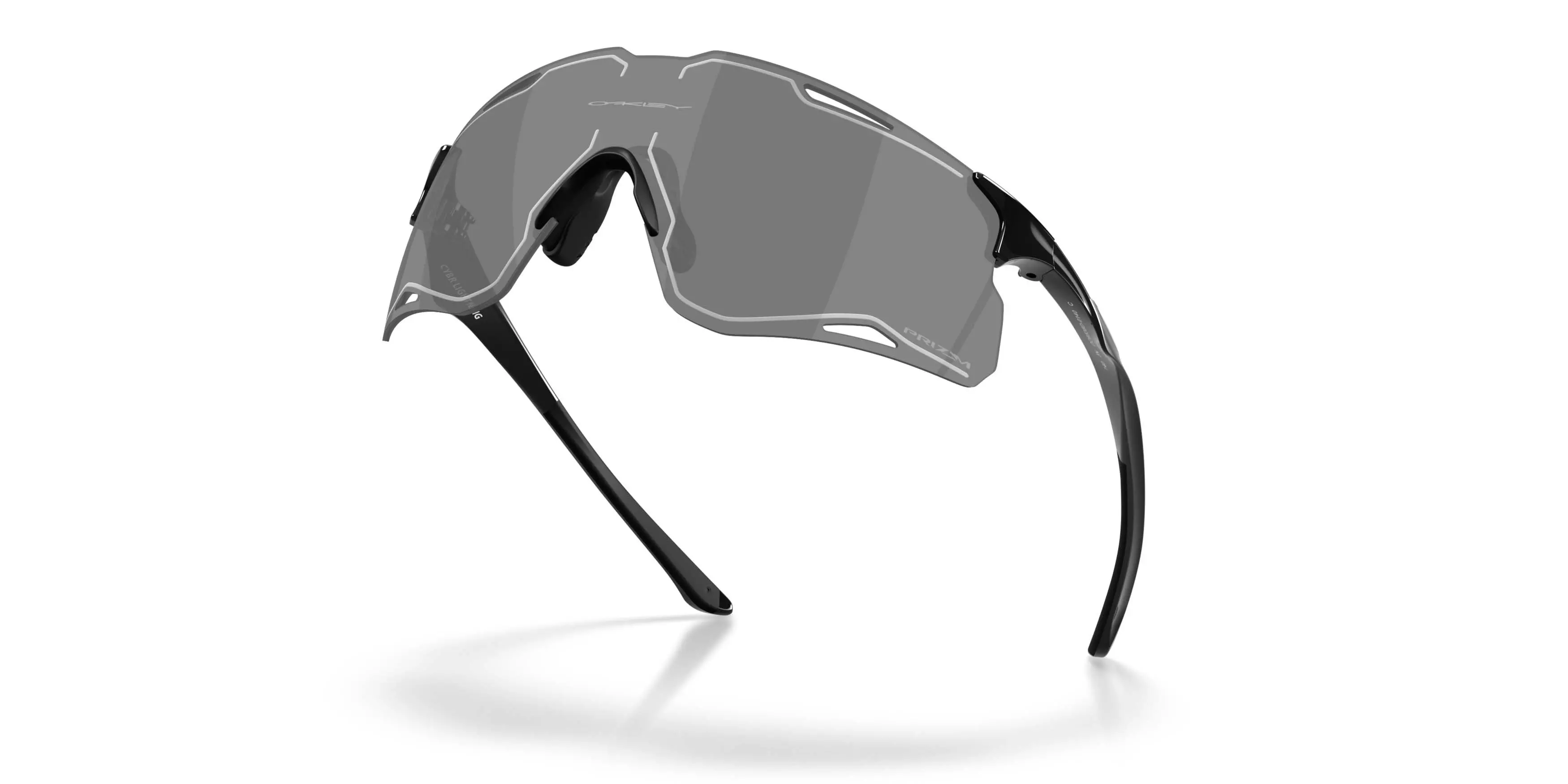 Oakley CYBR Lightning Prizm Black Sunglasses - Polished Black - BLACK