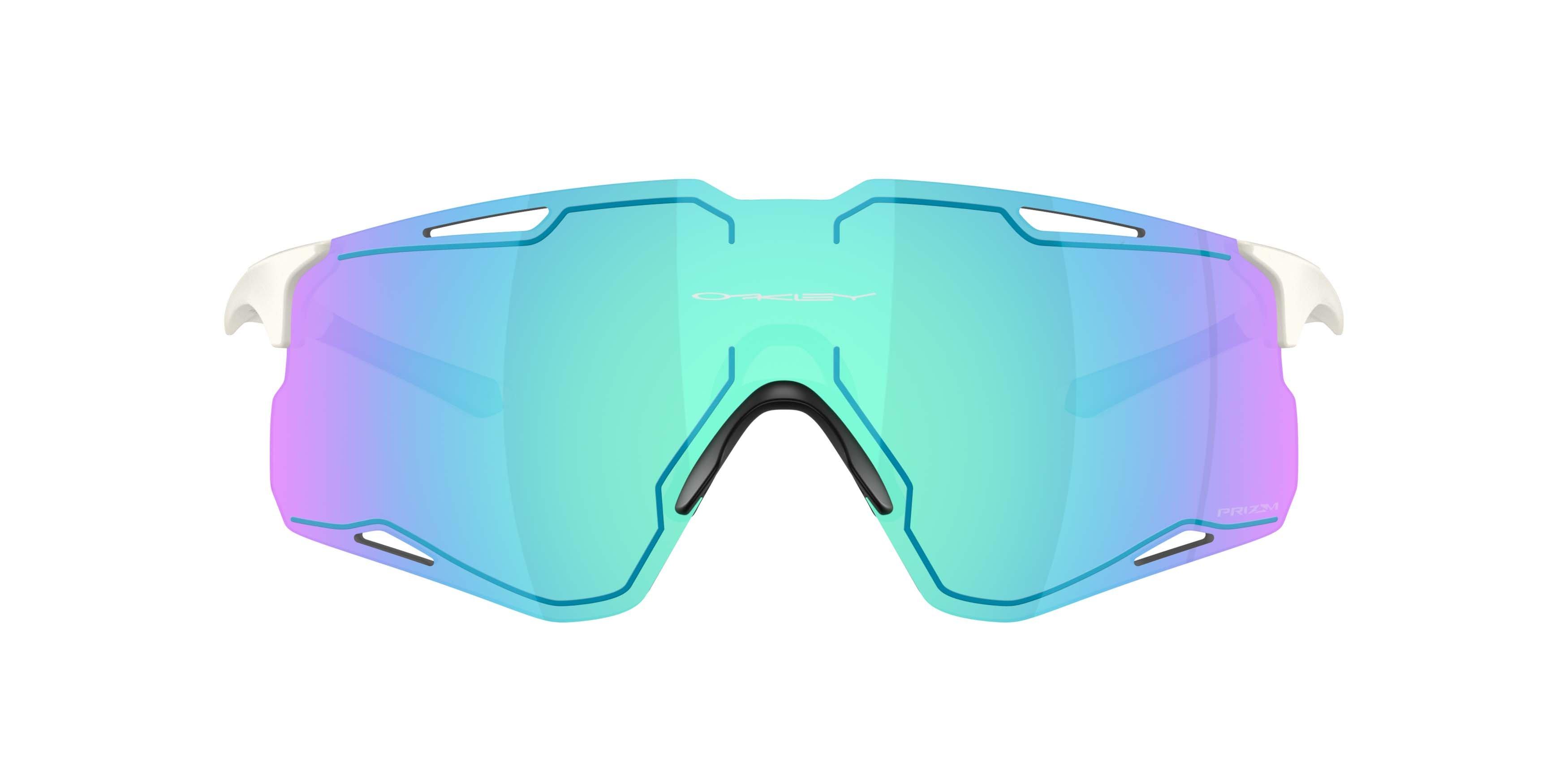 Oakley CYBR Lightning Prizm Sapphire Sunglasses - Matte Mist - GREY/BLUE