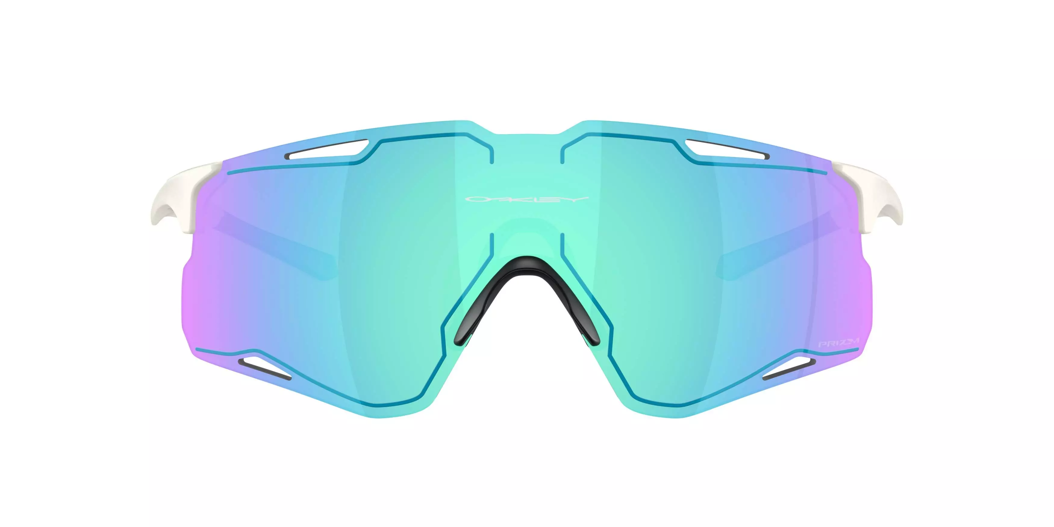 Oakley CYBR Lightning Prizm Sapphire Sunglasses - Matte Mist - GREY/BLUE