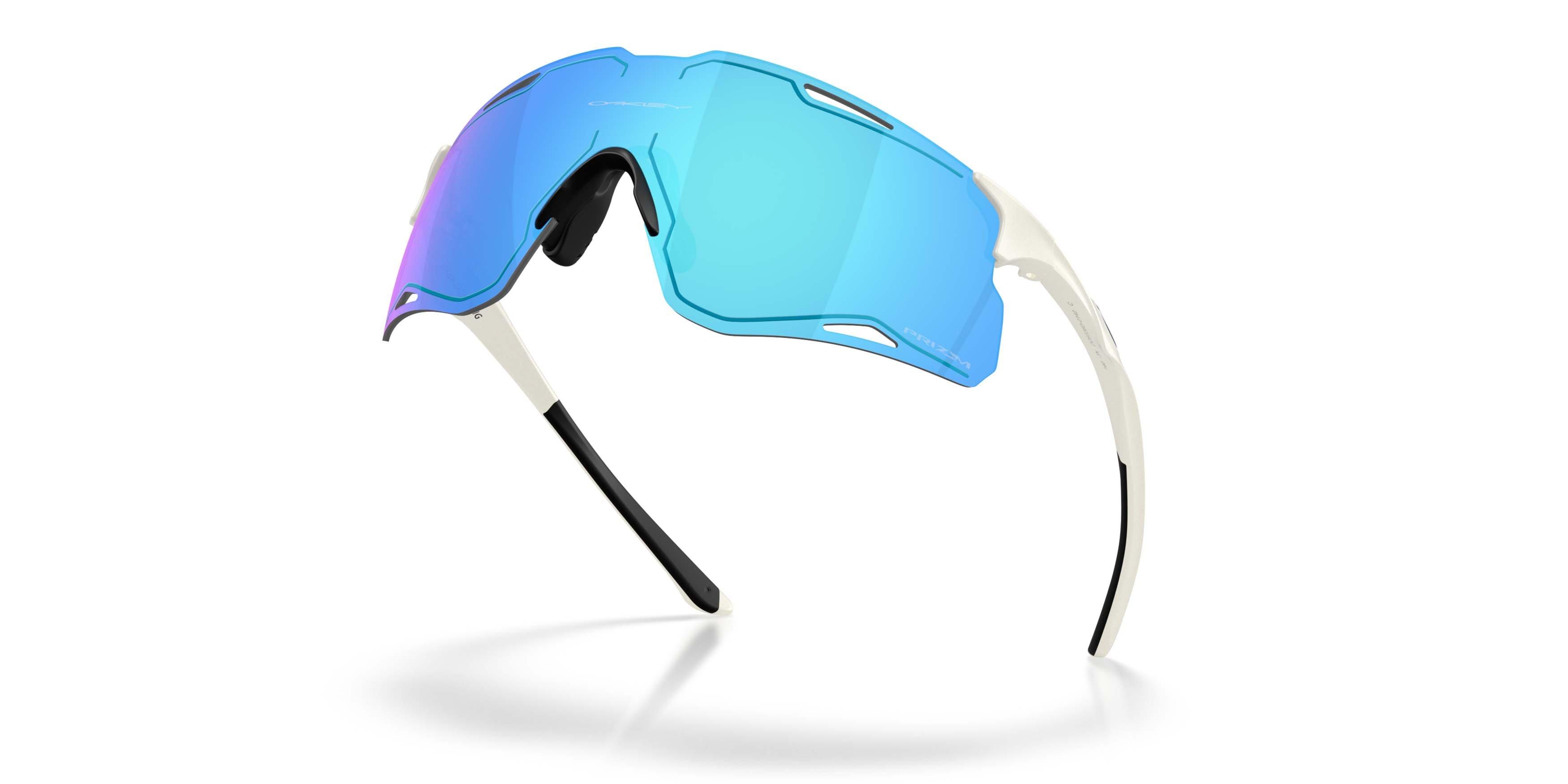 Oakley CYBR Lightning Prizm Sapphire Sunglasses - Matte Mist - GREY/BLUE
