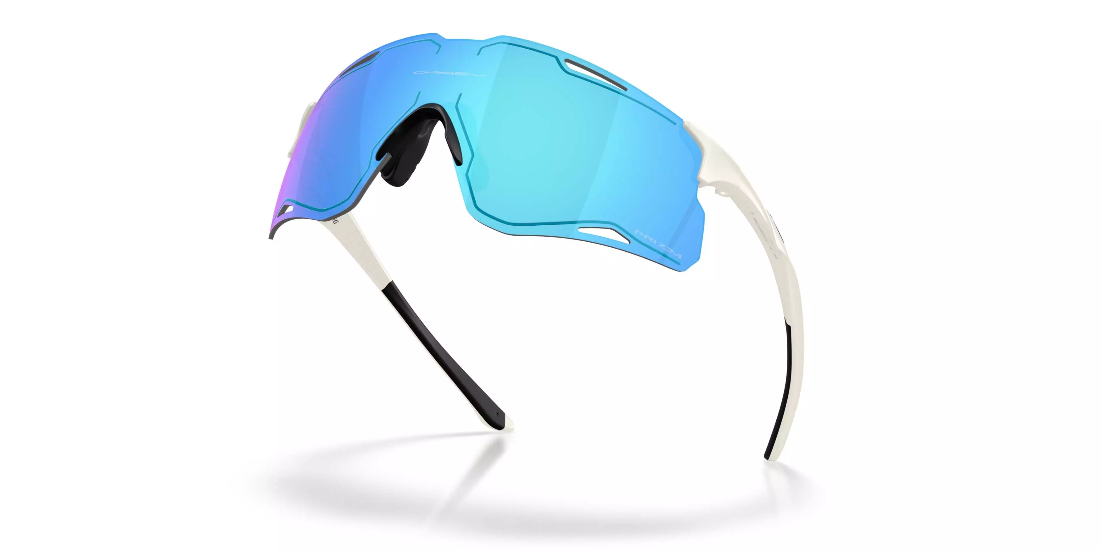 Oakley CYBR Lightning Prizm Sapphire Sunglasses - Matte Mist - GREY/BLUE