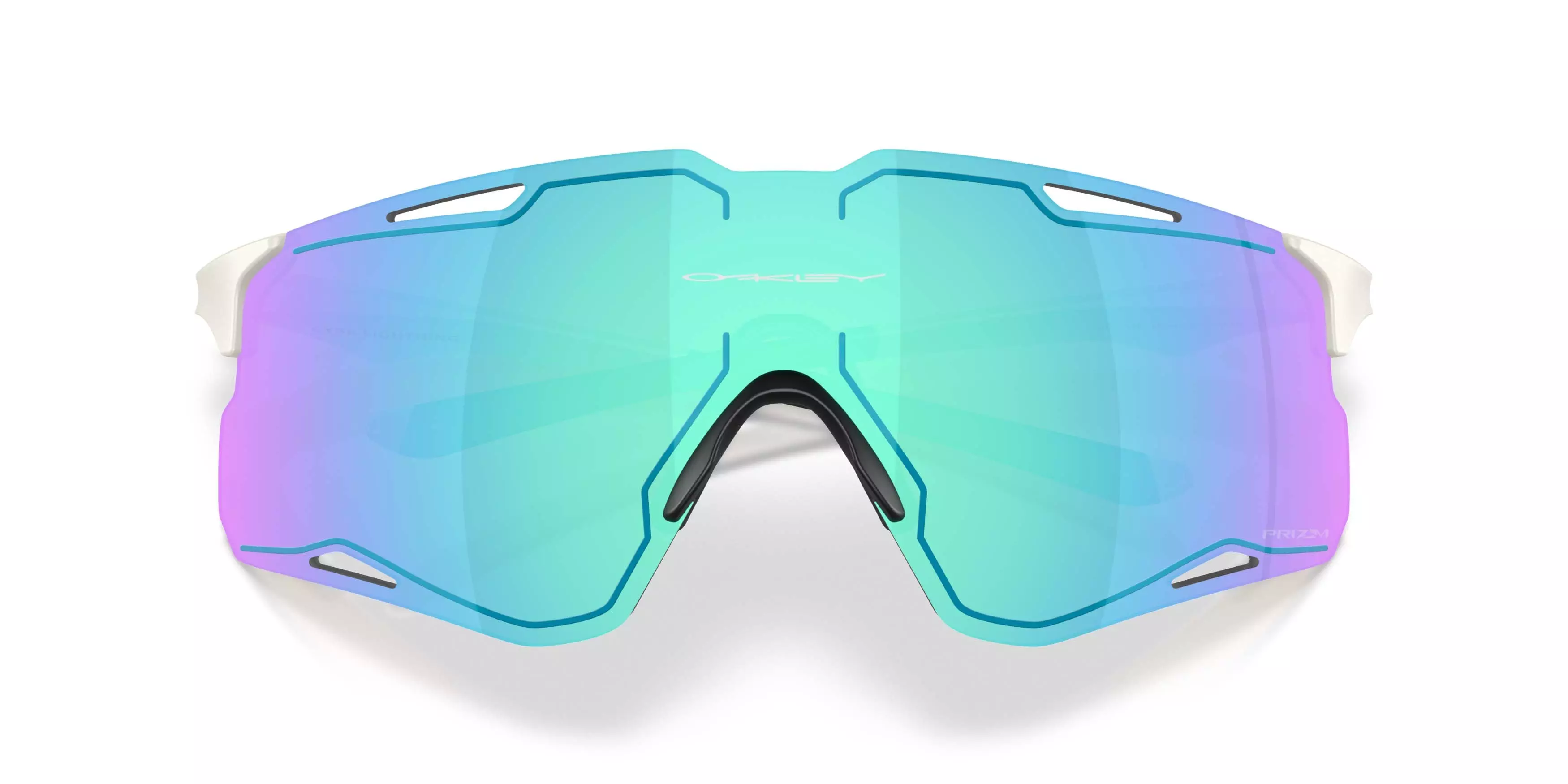 Oakley CYBR Lightning Prizm Sapphire Sunglasses - Matte Mist - GREY/BLUE