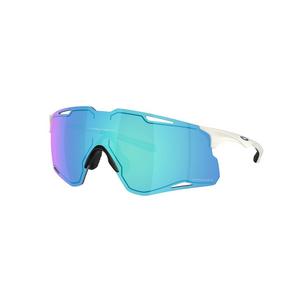 Oakley CYBR Lightning Prizm Sapphire Sunglasses - Matte Mist - GREY/BLUE