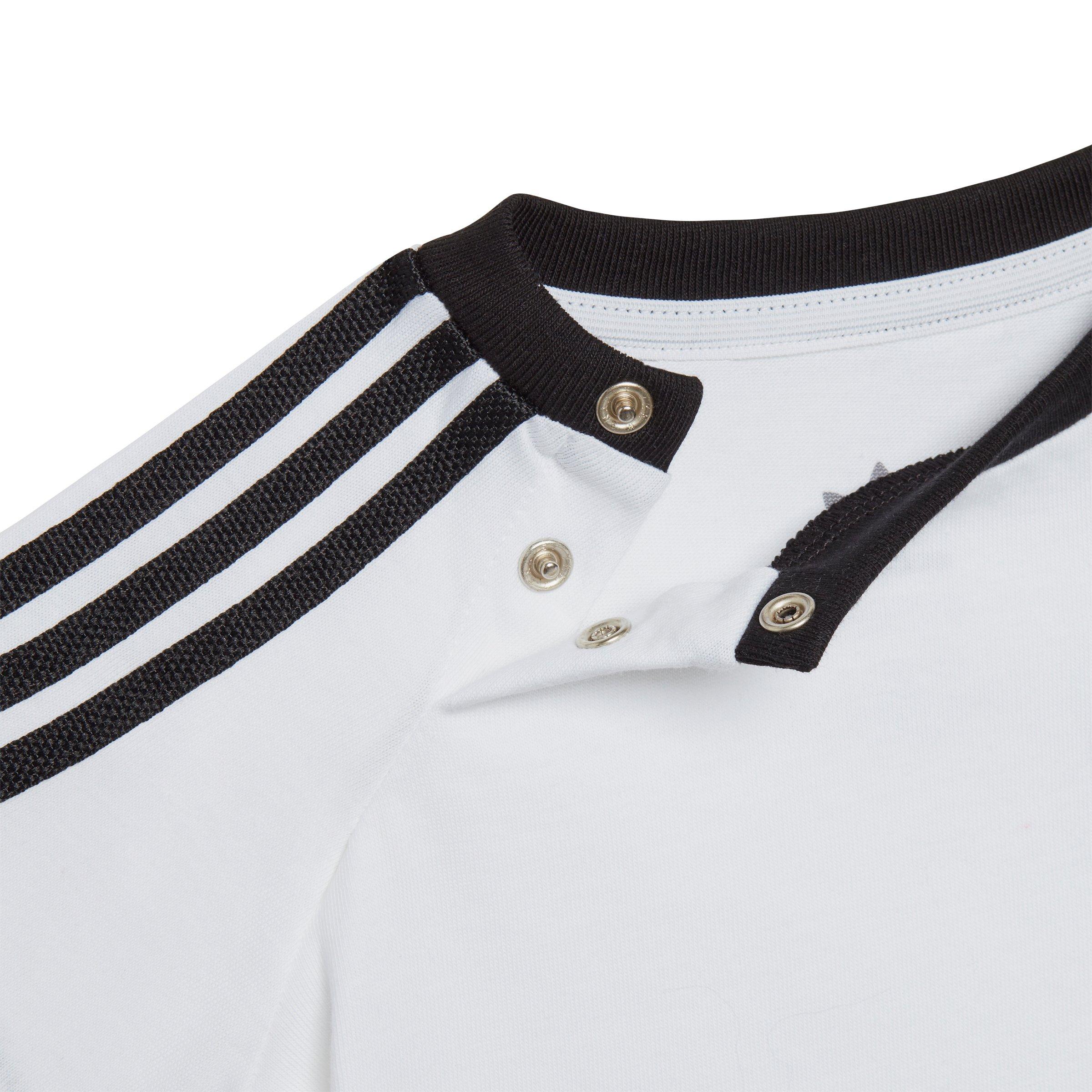 adidas Originals 3-Stripes Toddler Kids' White T-Shirt