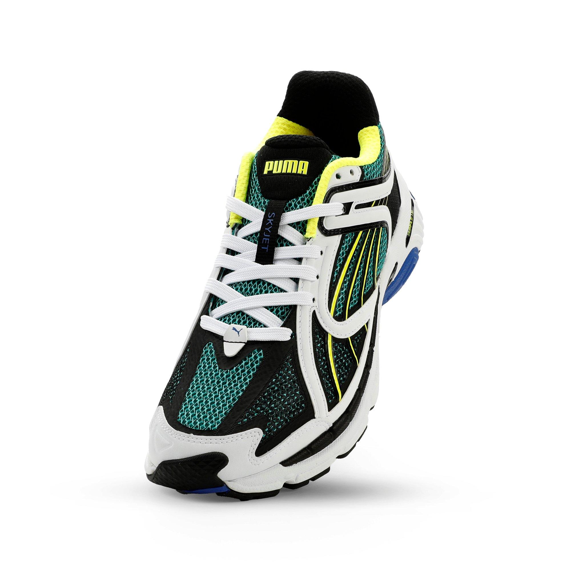 PUMA SkyJet "Vibrant Green/PUMA White/PUMA Black/Lemon Crush" Men's Shoe - GREEN/WHITE/BLACK/LEMON Thumbnail View 5