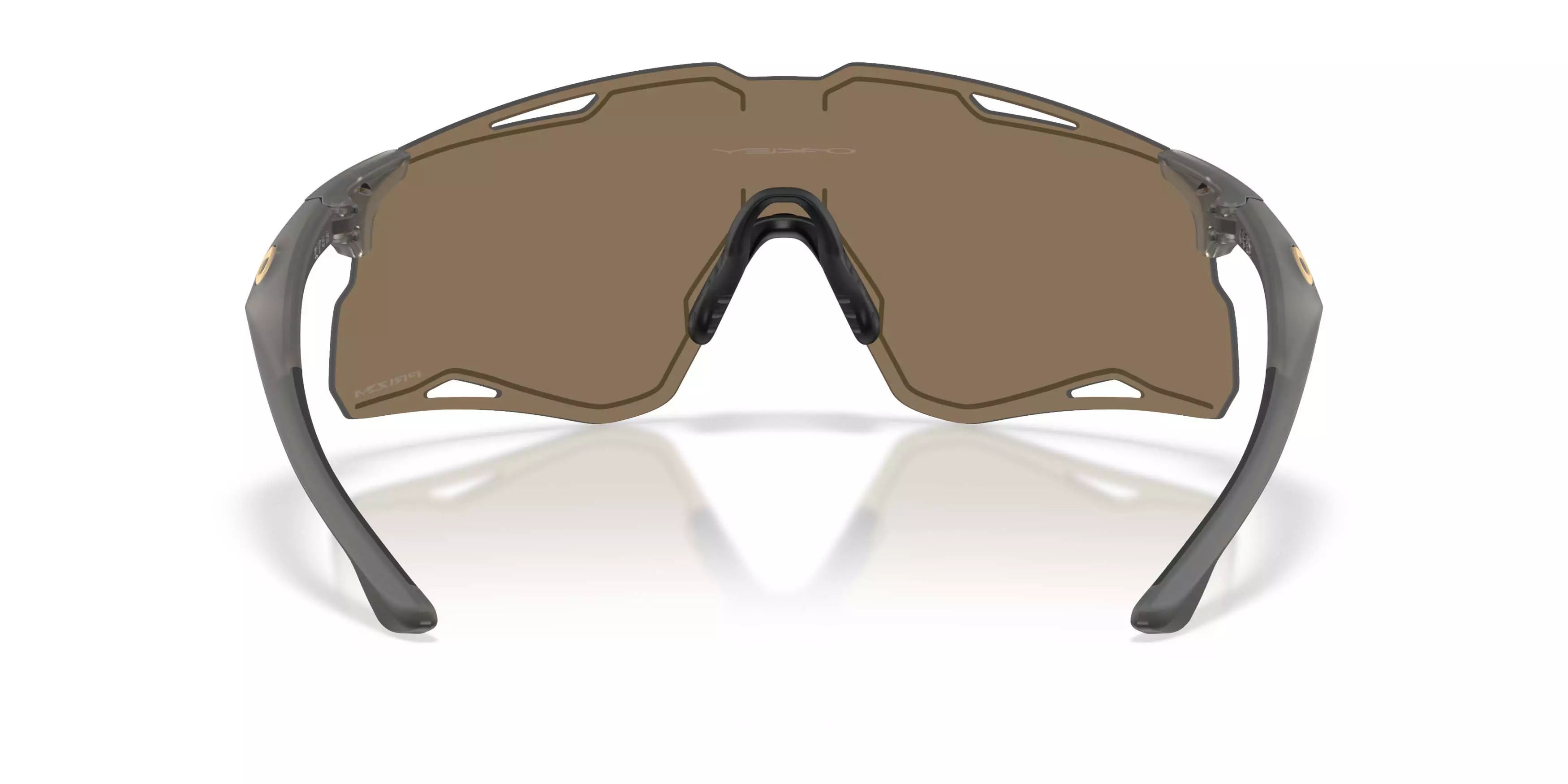 Oakley CYBR Lightning Prizm 24K Sunglasses - Matte Grey Smoke - GREY