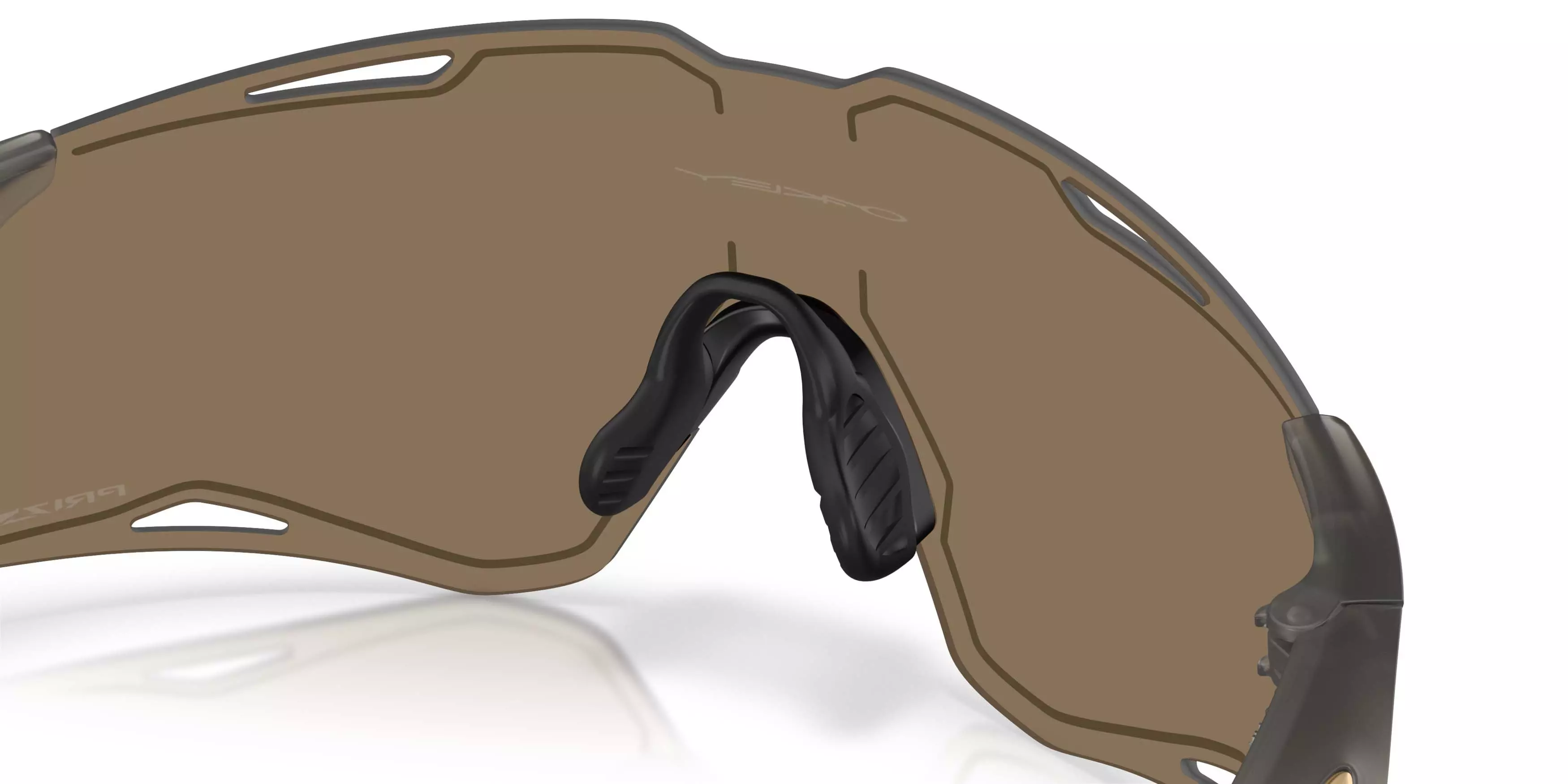Oakley CYBR Lightning Prizm 24K Sunglasses - Matte Grey Smoke - GREY