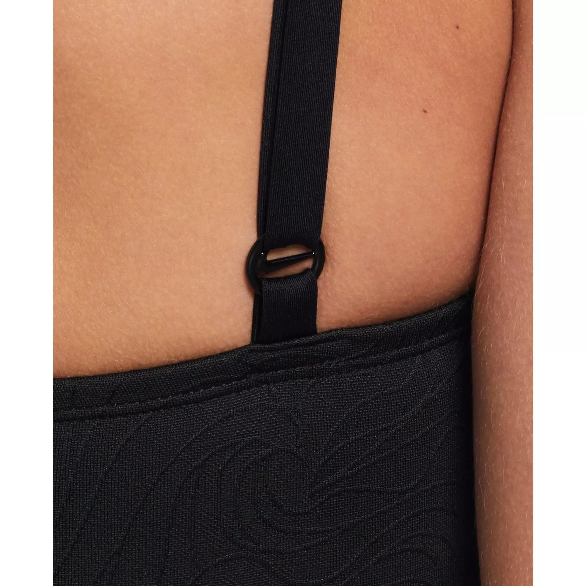 Nike Swim Women's Line Wave V-Neck Midkini - BLACK