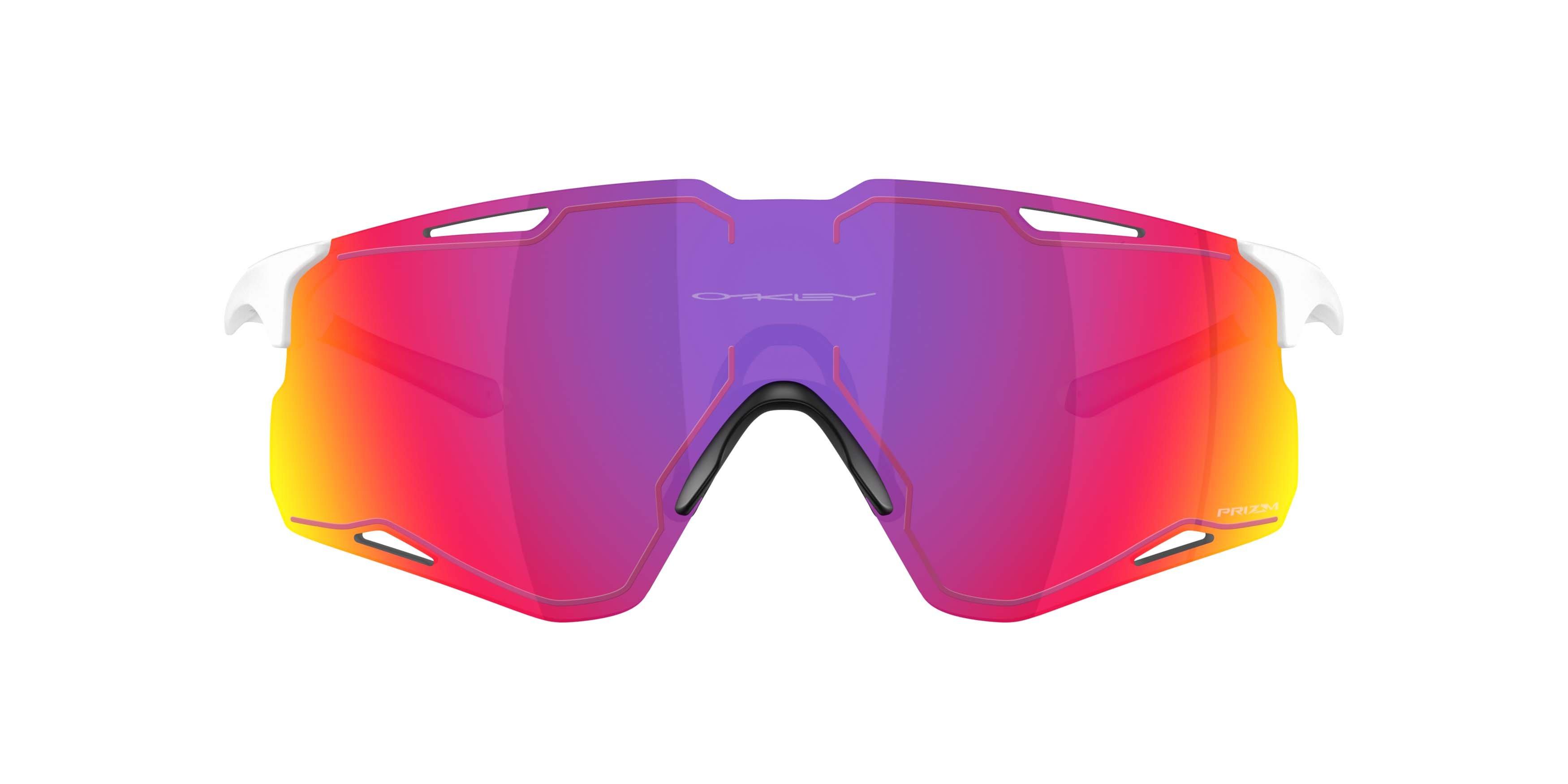 Oakley CYBR Lightning Prizm Road Sunglasses - Matte White - WHITE