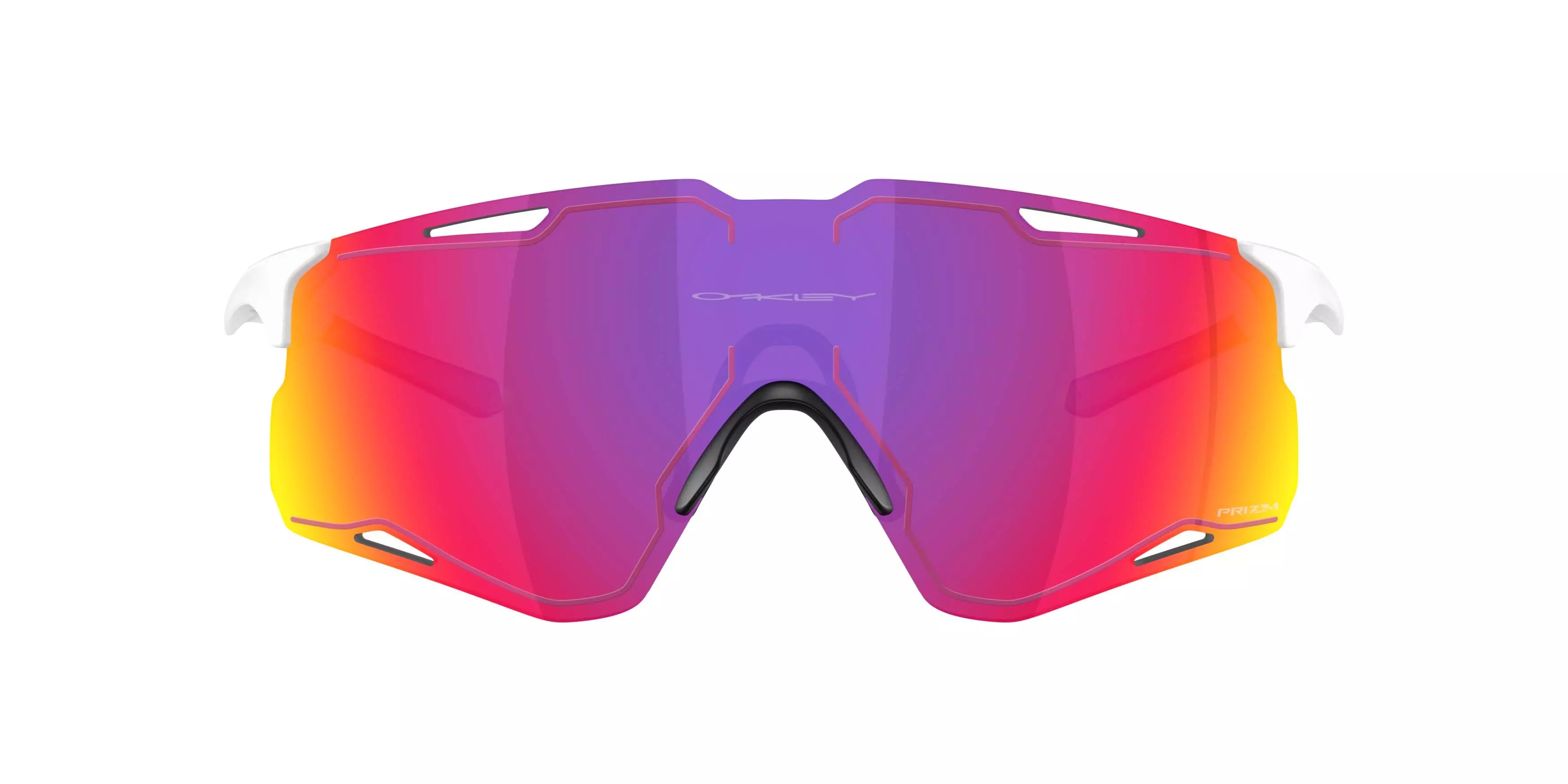 Oakley CYBR Lightning Prizm Road Sunglasses - Matte White - WHITE