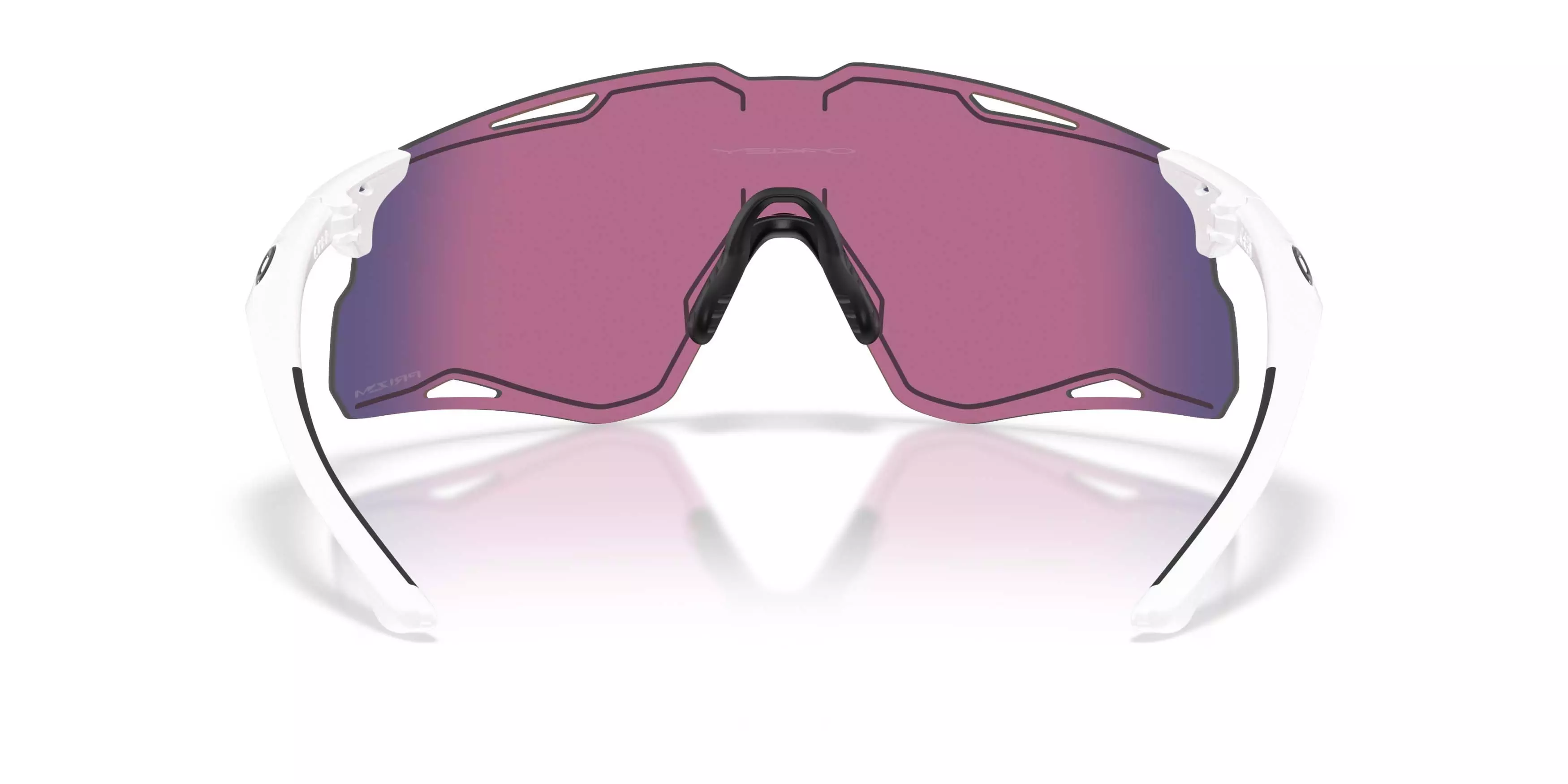 Oakley CYBR Lightning Prizm Road Sunglasses - Matte White - WHITE