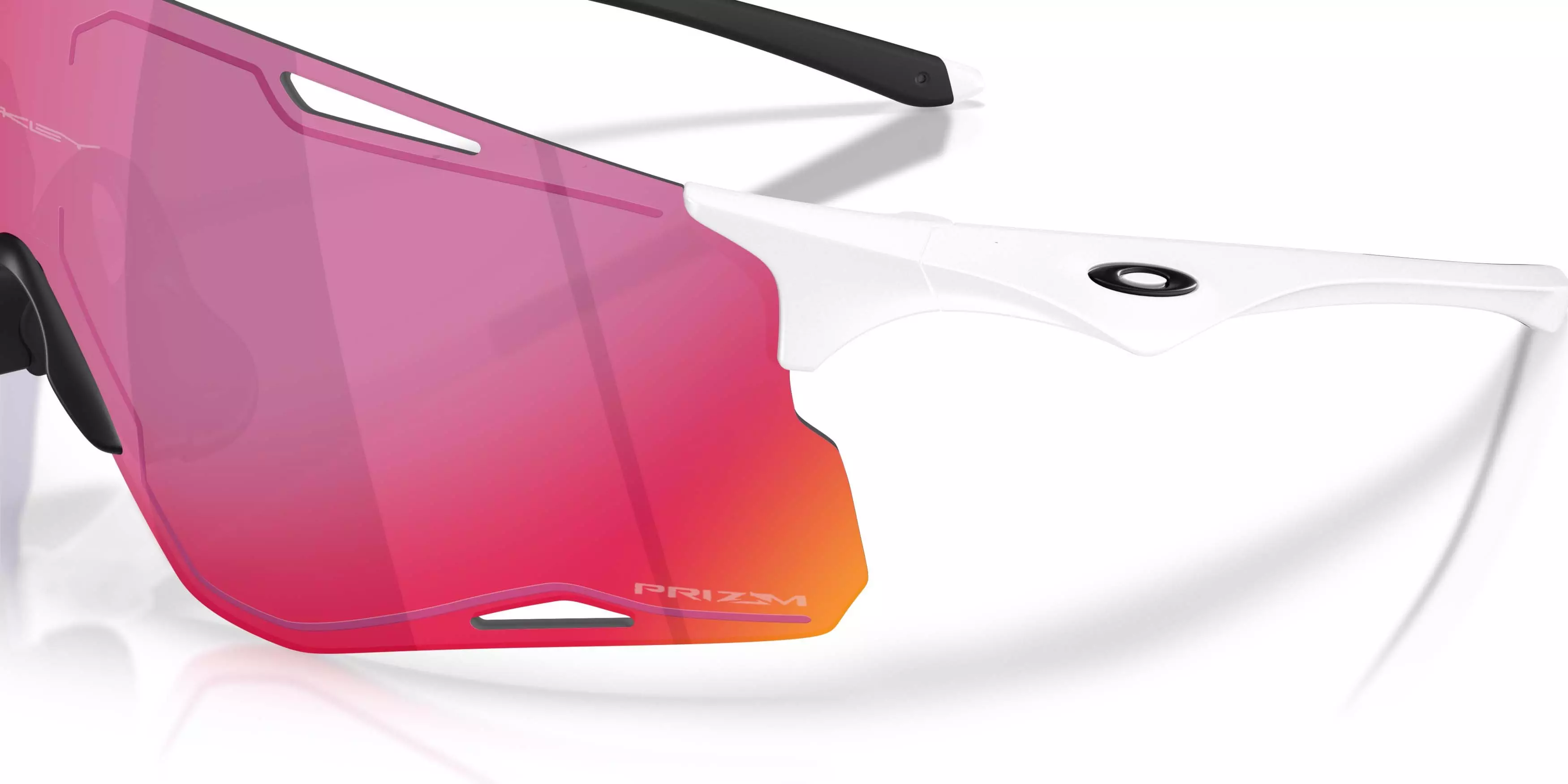Oakley CYBR Lightning Prizm Road Sunglasses - Matte White - WHITE