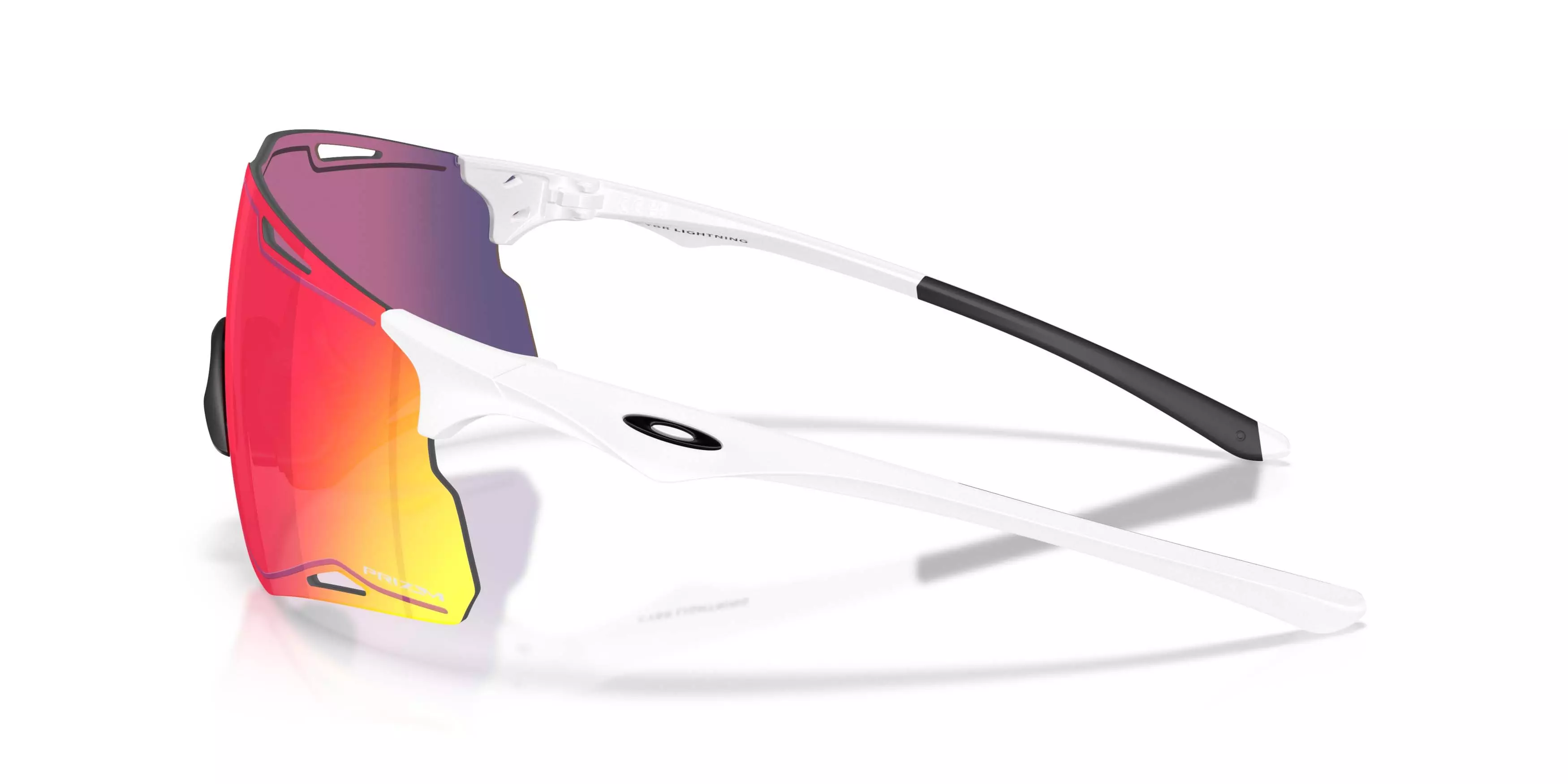 Oakley CYBR Lightning Prizm Road Sunglasses - Matte White - WHITE
