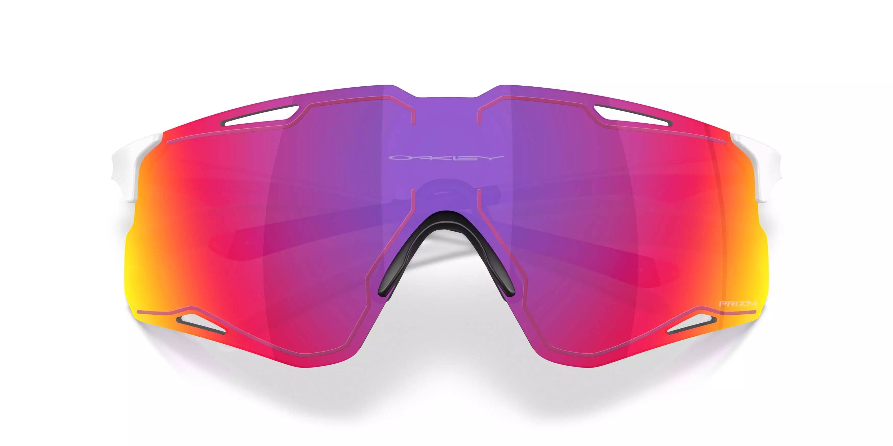 Oakley CYBR Lightning Prizm Road Sunglasses - Matte White - WHITE