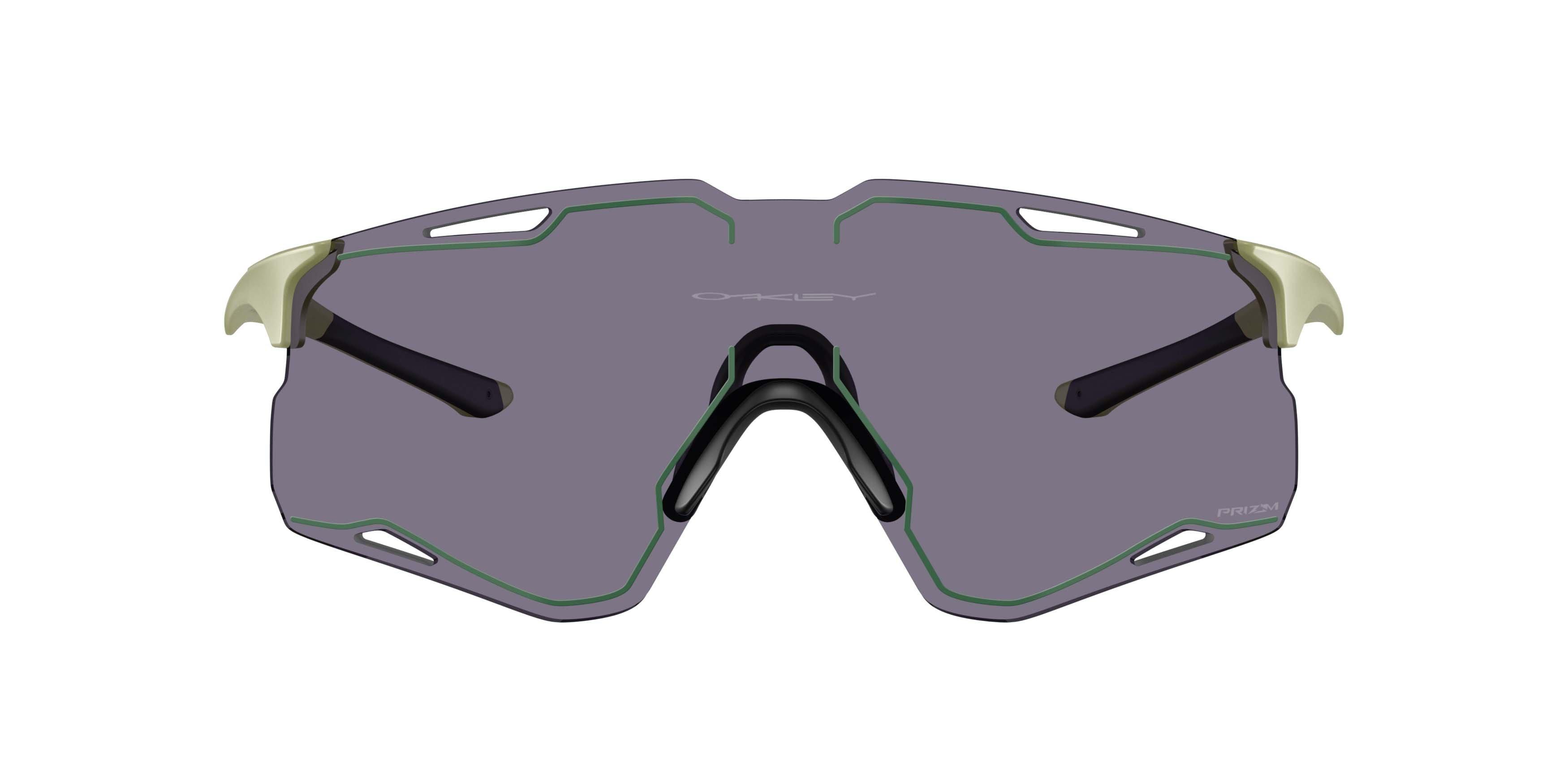 Oakley CYBR Lightning Prizm Grey Sunglasses - Polished Fern - GREEN