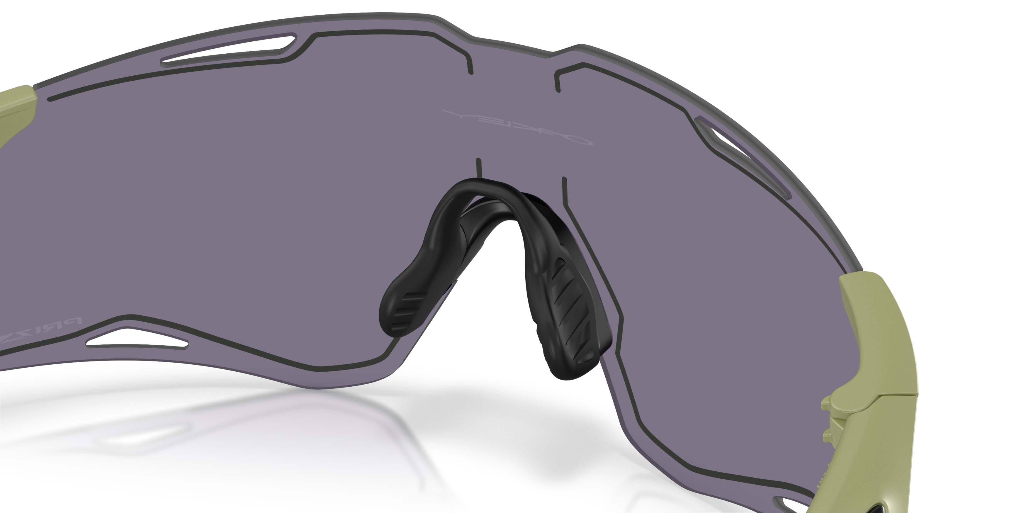 Oakley CYBR Lightning Prizm Grey Sunglasses - Polished Fern - GREEN