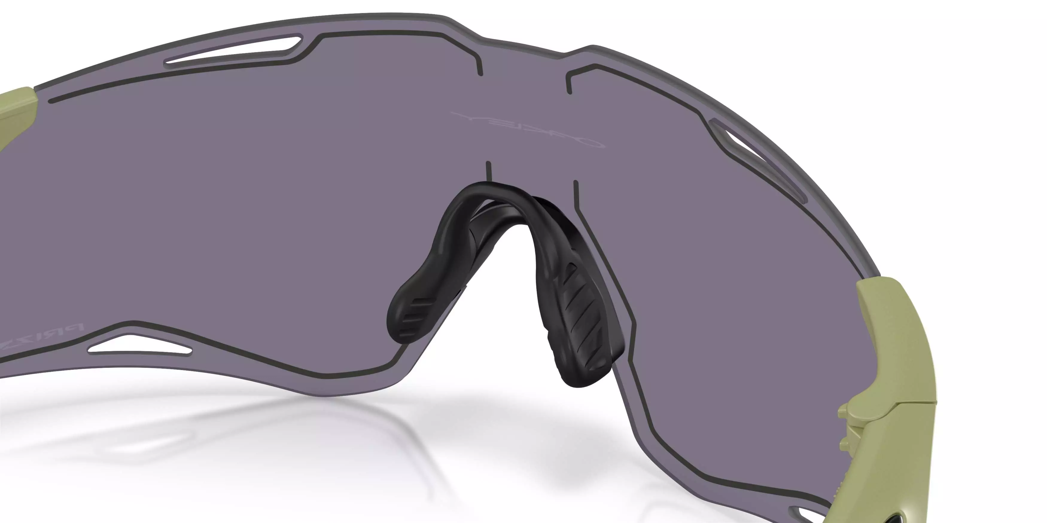 Oakley CYBR Lightning Prizm Grey Sunglasses - Polished Fern - GREEN