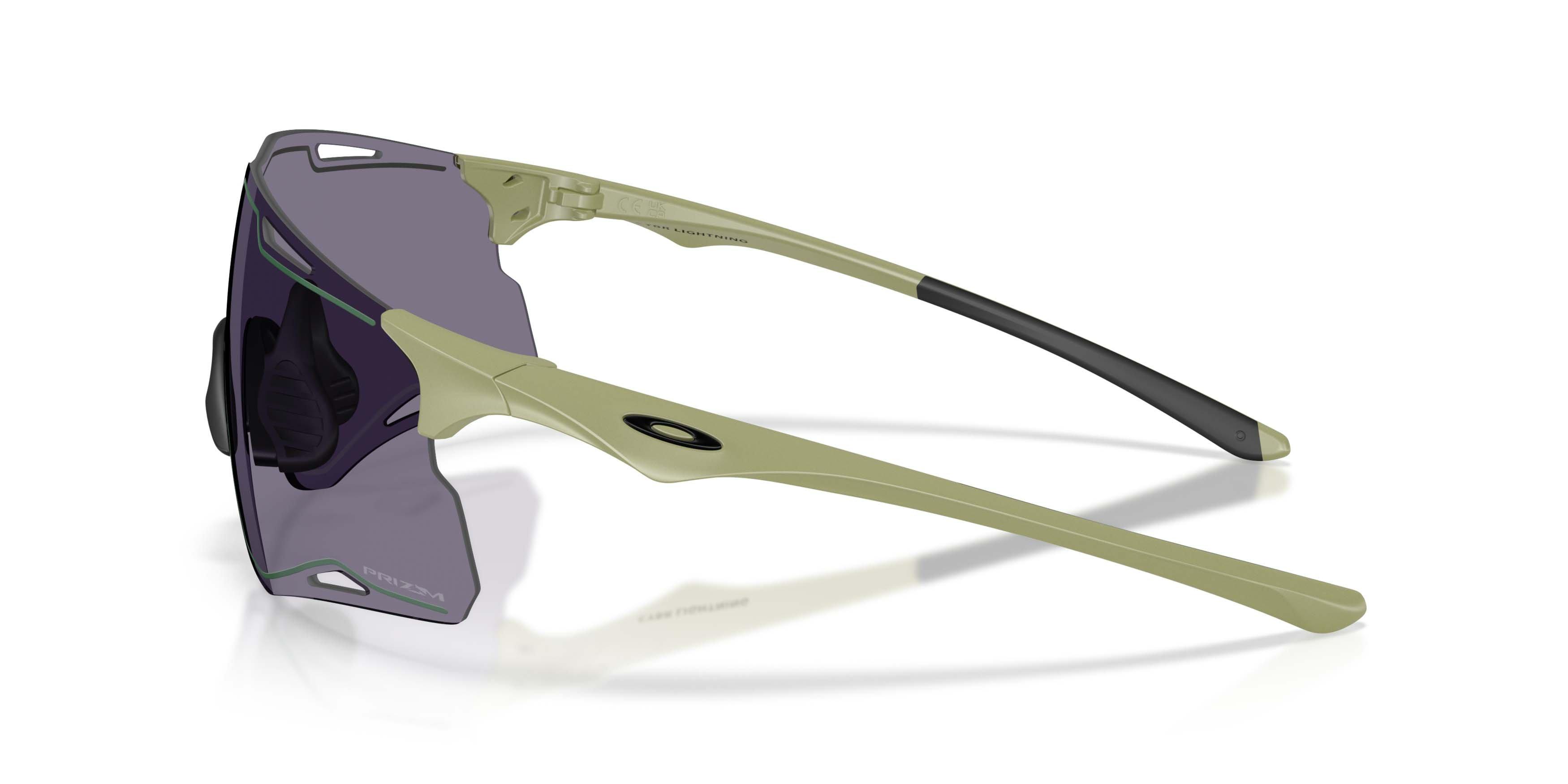 Oakley CYBR Lightning Prizm Grey Sunglasses - Polished Fern - GREEN