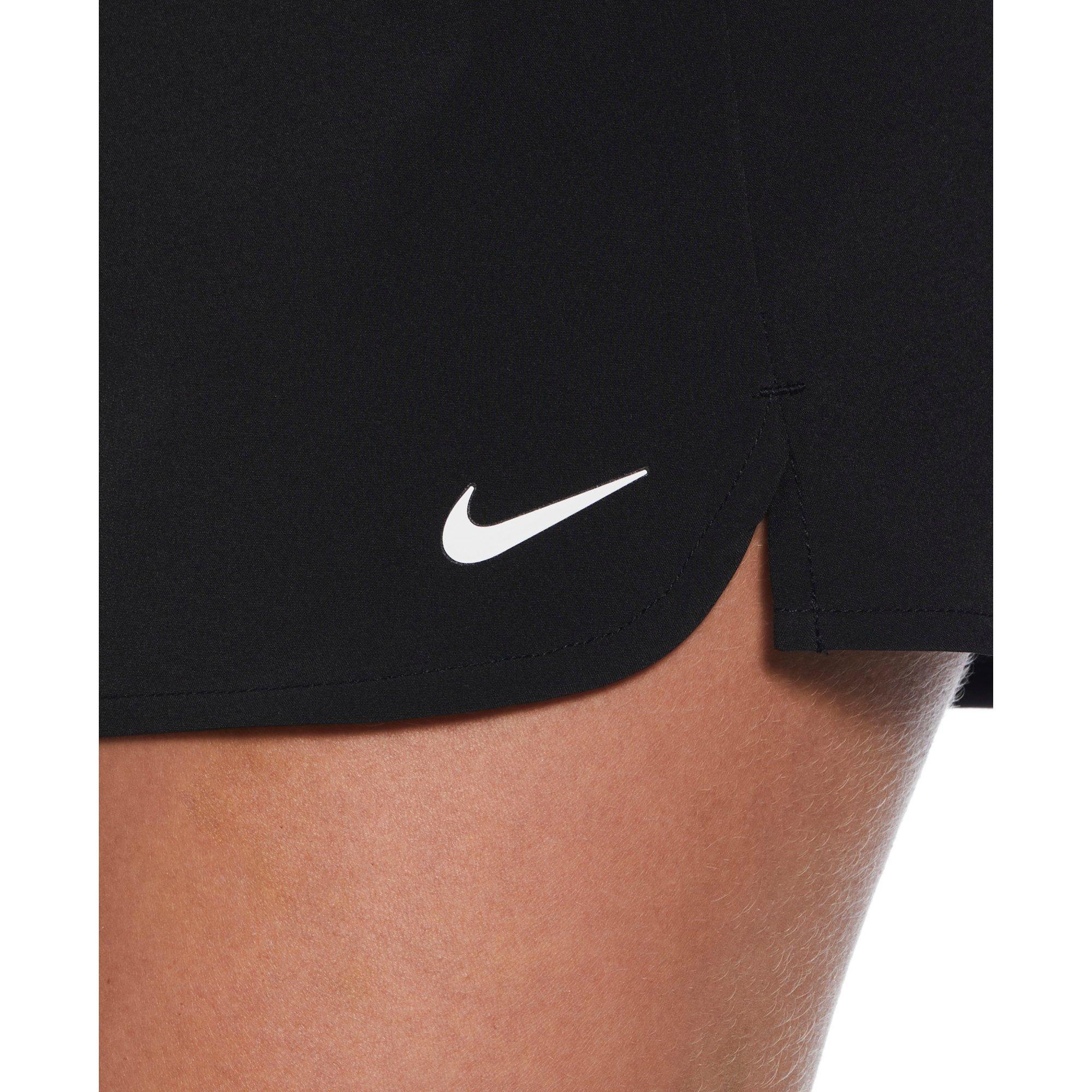 Nike Swim Women's Essential Volley Cover-Up Shorts - BLACK Thumbnail View 3