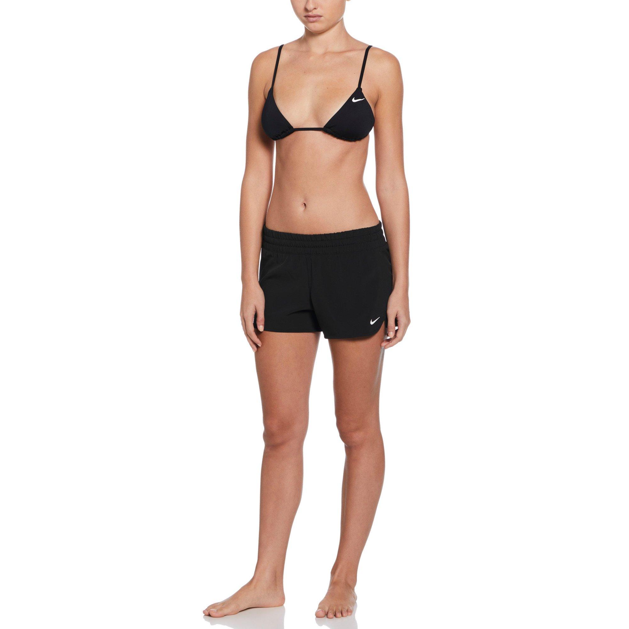 Nike Swim Women's Essential Volley Cover-Up Shorts - BLACK Thumbnail View 5