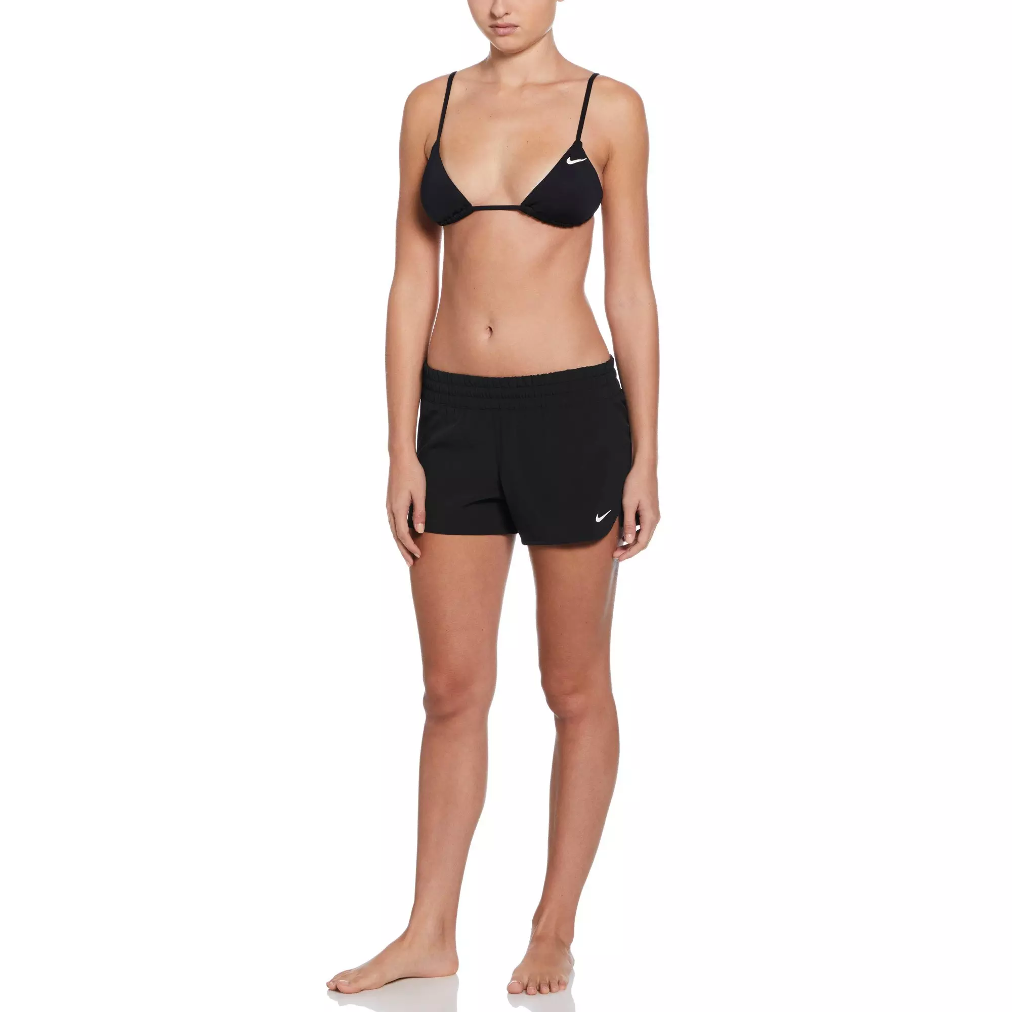 Nike Swim Women's Essential Volley Cover-Up Shorts - BLACK
