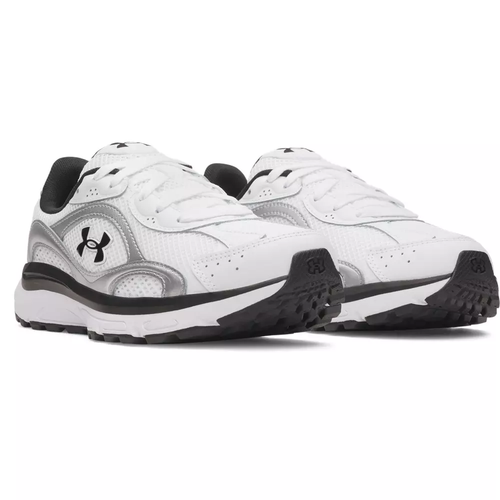 Under Armour Tech Runner "White/Metallic Silver/Black" Women's Shoe - WHITE/SILVER/BLACK