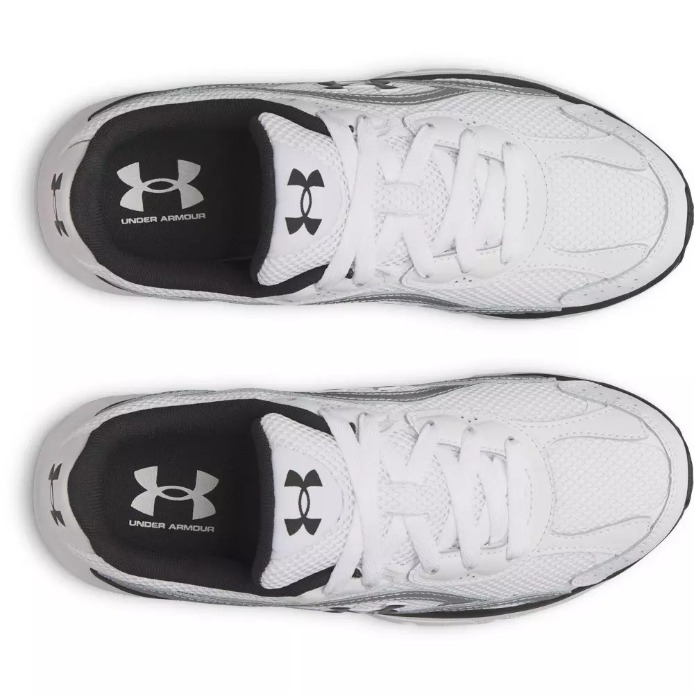Under Armour Tech Runner "White/Metallic Silver/Black" Women's Shoe - WHITE/SILVER/BLACK