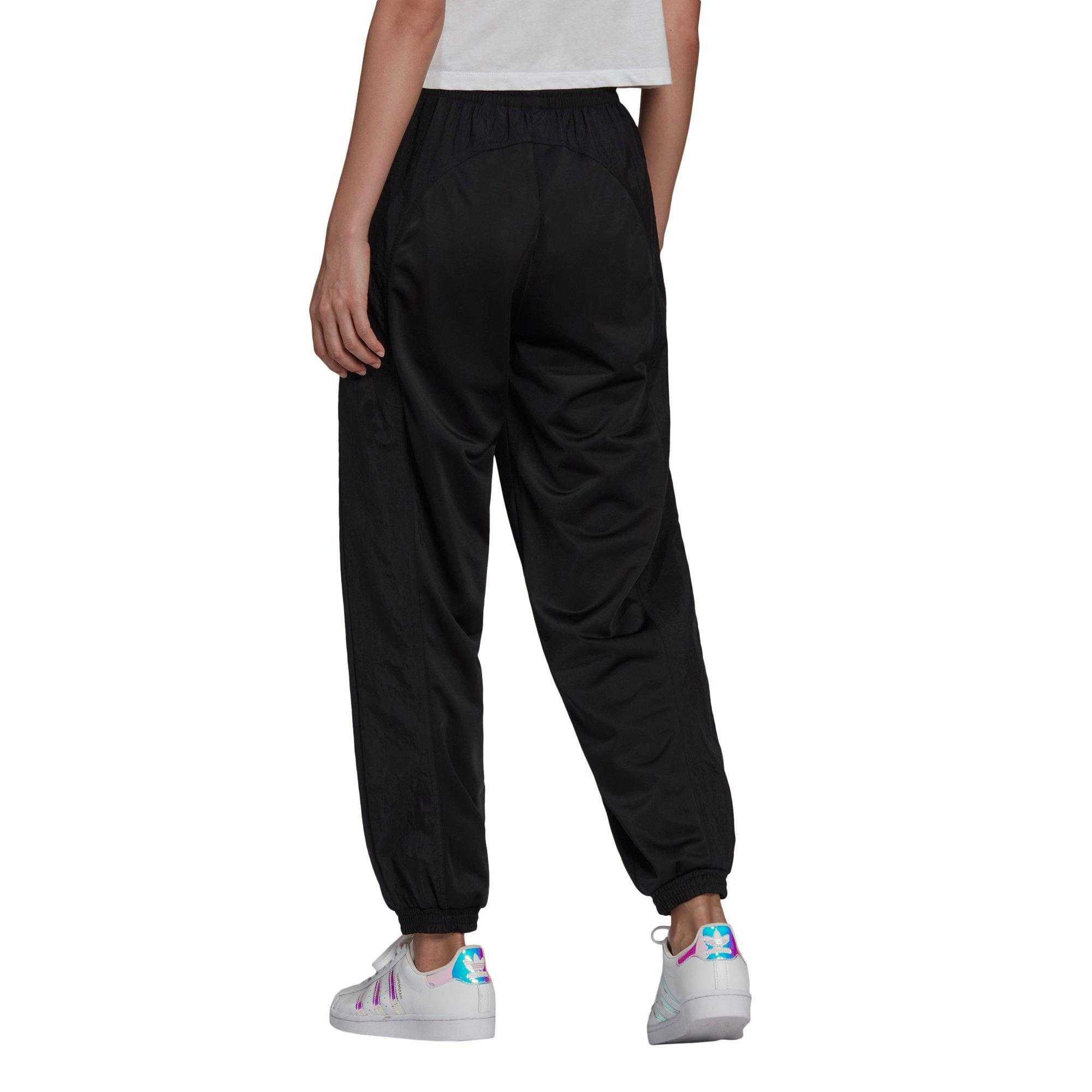 adidas Originals Women's Adicolor Split Trefoil Track Pants, Black, Large