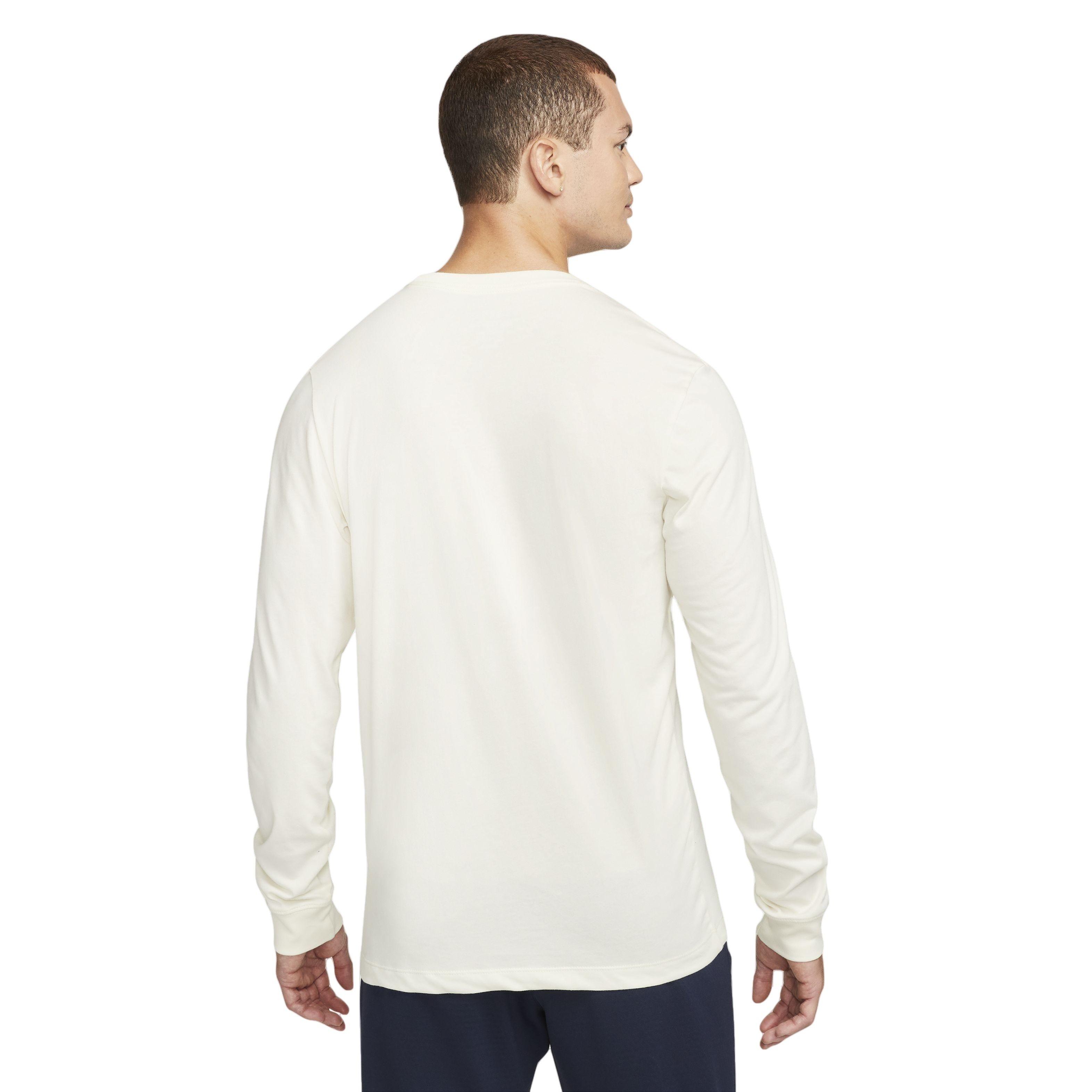 Nike Men's Dri-FIT Long-Sleeve Trail Running Crew - WHITE Thumbnail View 2