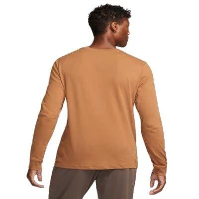 Nike Men's Dri-FIT Long-Sleeve Trail Running Crew - BROWN Thumbnail View 2