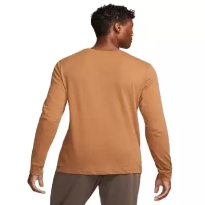 Nike Men's Dri-FIT Long-Sleeve Trail Running Crew - BROWN