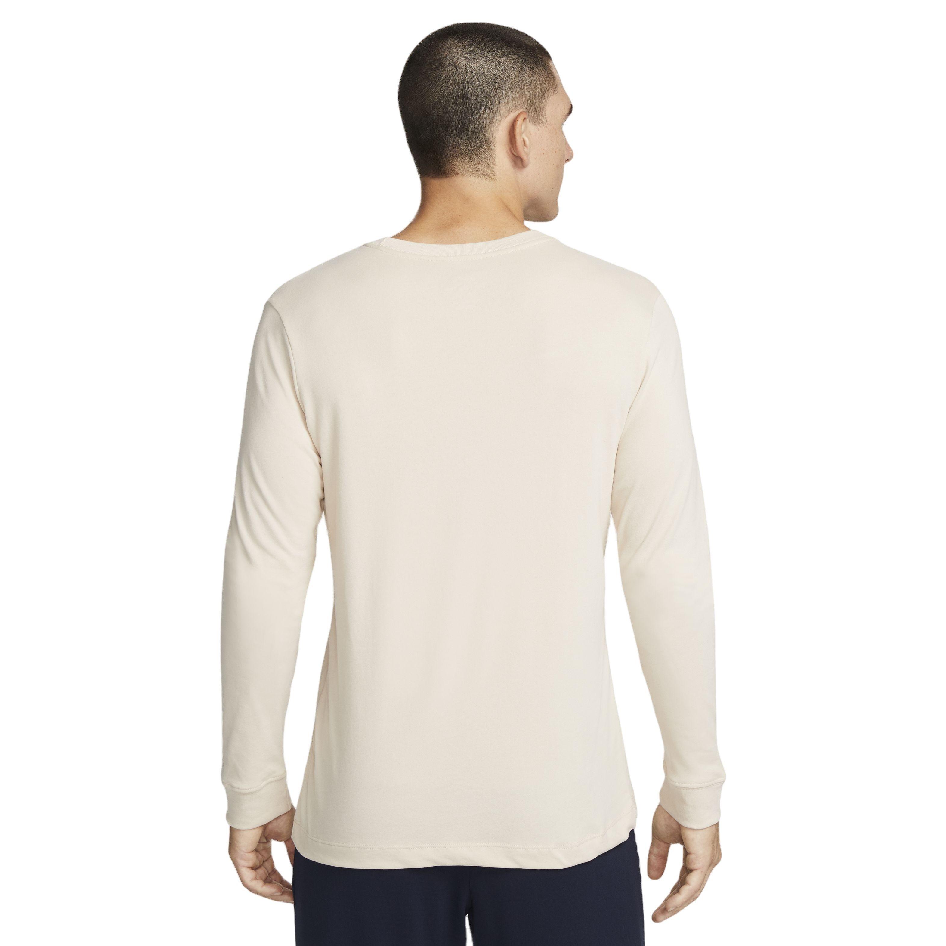Nike Men's Dri-FIT Long-Sleeve Trail Running Crew - TAN Thumbnail View 2