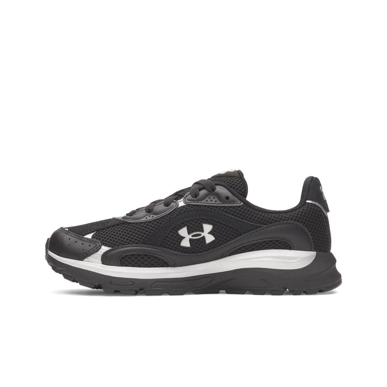Under Armour Tech Runner "Black/Metallic Silver/Metallic Silver" Women's Shoe - BLACK/SILVER/SILVER Thumbnail View 2