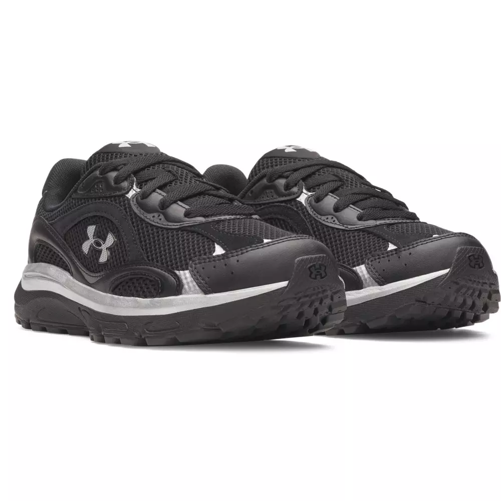 Under Armour Tech Runner "Black/Metallic Silver/Metallic Silver" Women's Shoe - BLACK/SILVER/SILVER
