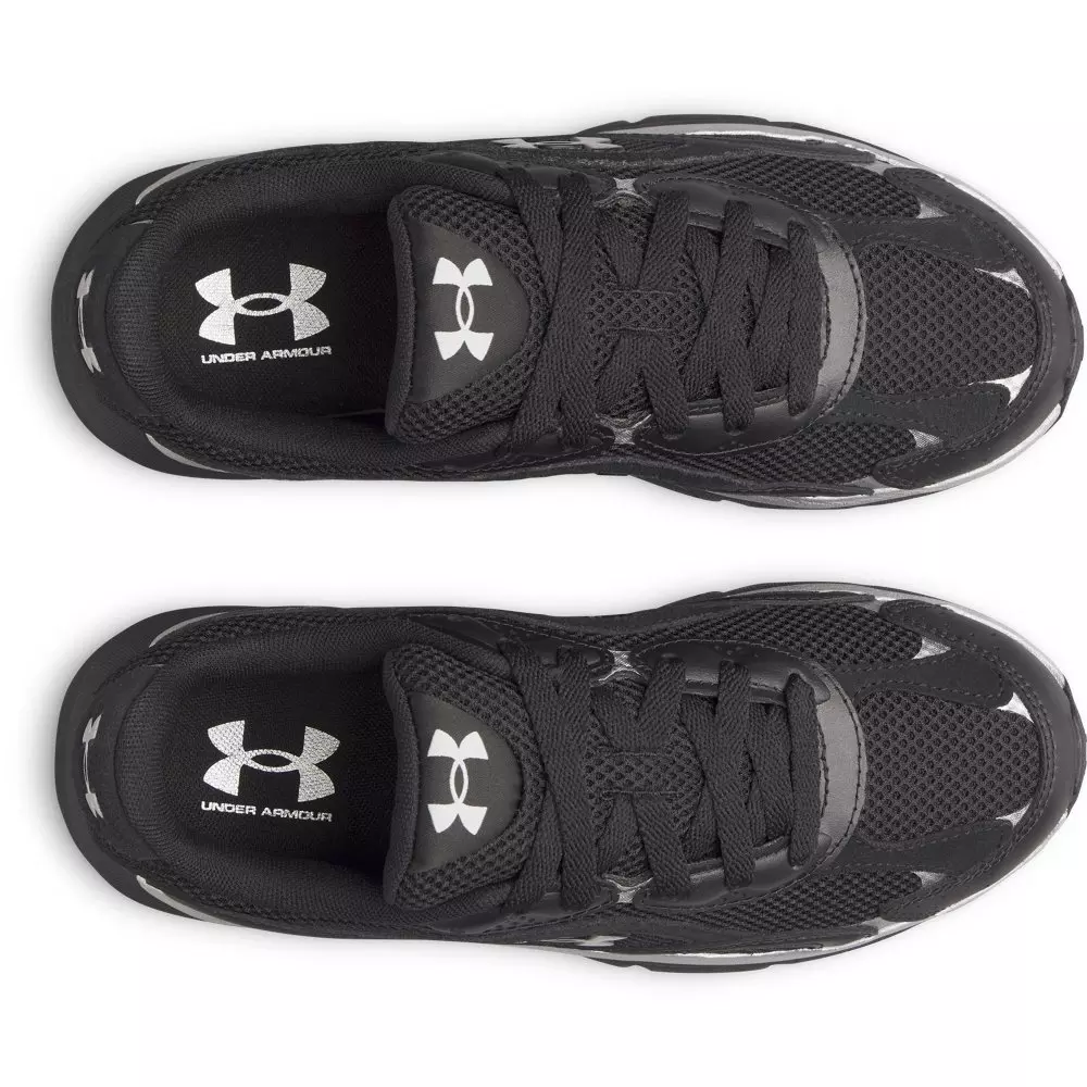 Under Armour Tech Runner "Black/Metallic Silver/Metallic Silver" Women's Shoe - BLACK/SILVER/SILVER