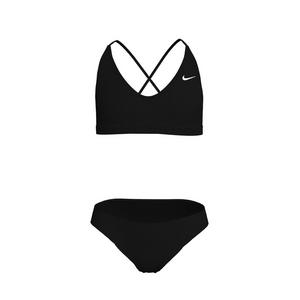Nike Swim Big Girls​' Solid Lace Up Bikini Set