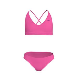 Nike Swim Big Girls​' Solid Lace Up Bikini Set